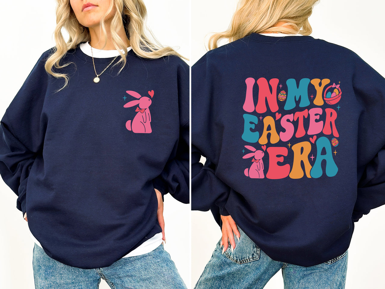 In My Easter Era Bunny Rabbit Festive Easter Celebration Of Springtime Charm And Cozy Comfort Sweatshirt