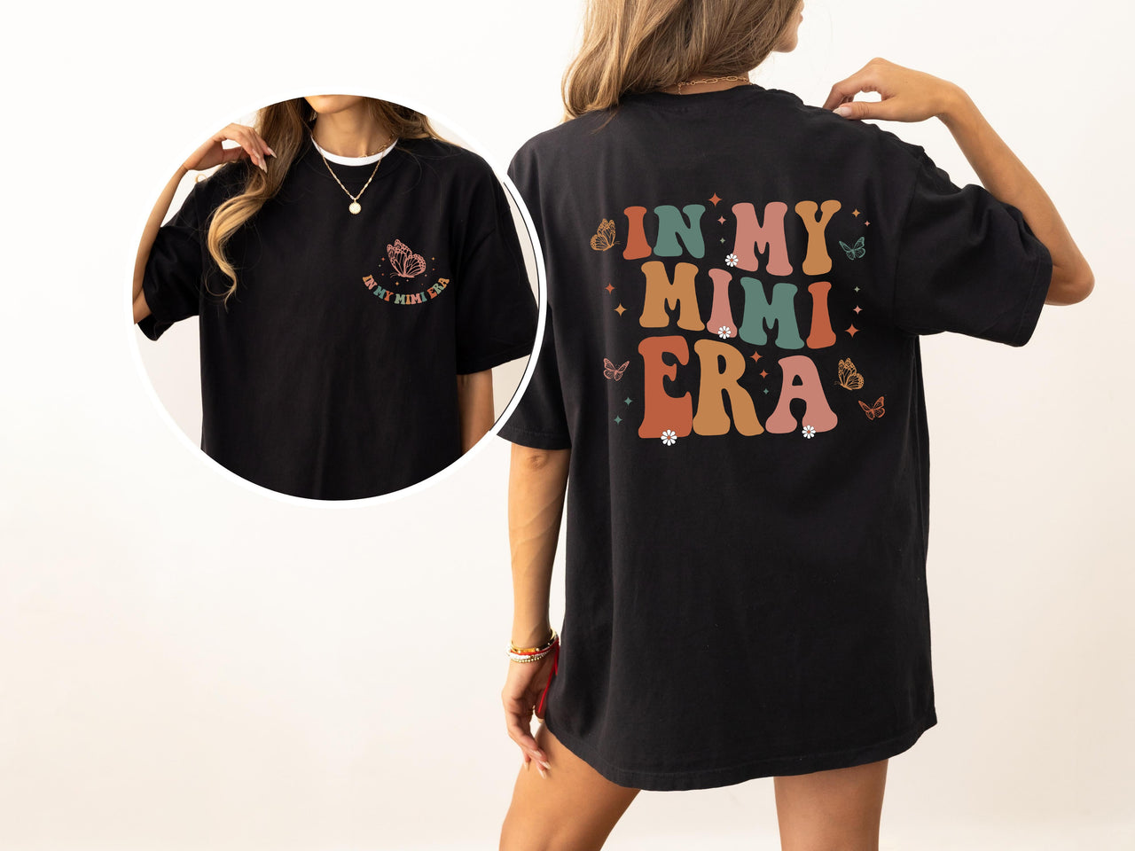 In My Mimi Era Grandma Nana Mom Era Mother's Day Family Love Edition Comfort Colors Tee