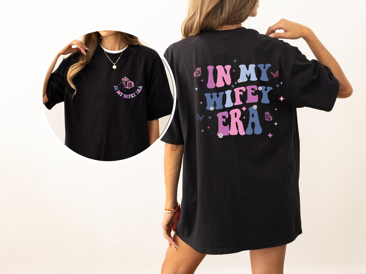 In My Wifey Era Engaged Married Bridal Shower Wedding Edition Comfort Colors Tee