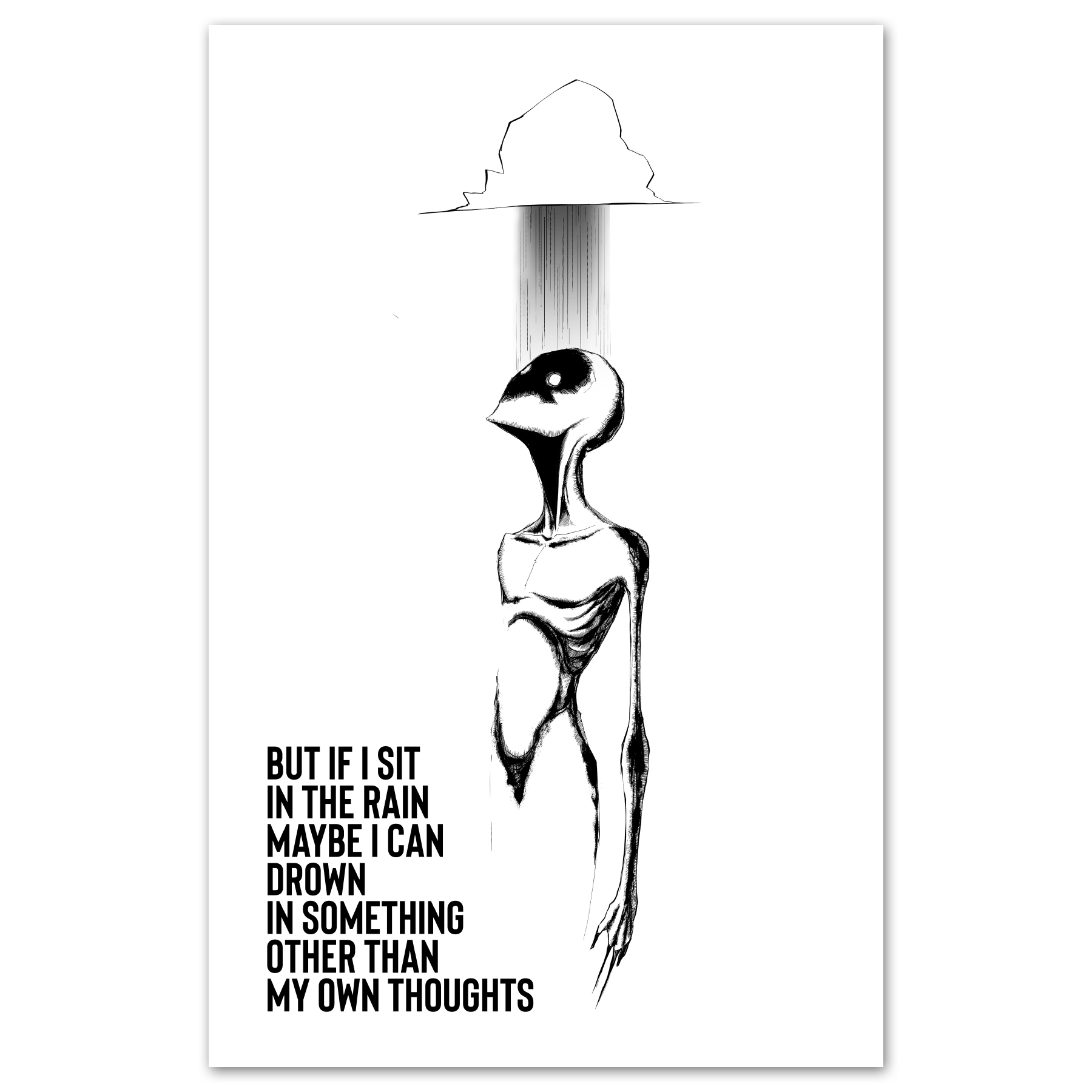 In The Rain Print