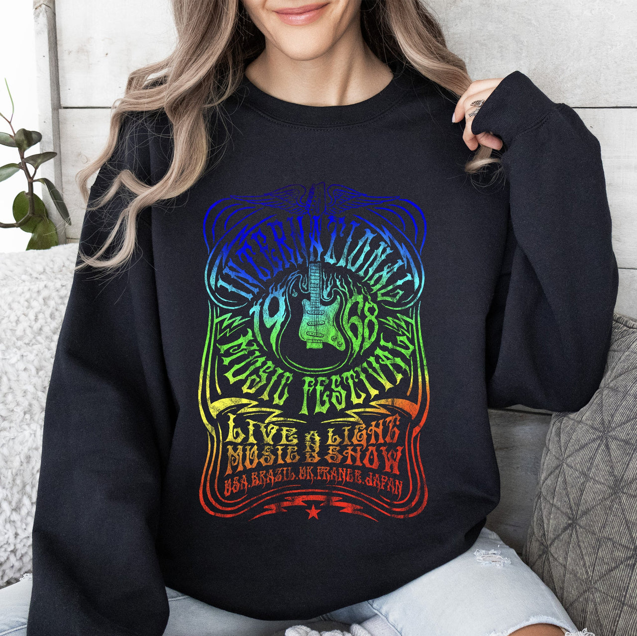 International Music Festival, Concert Poster, Limited Edition Graphic Sweatshirt