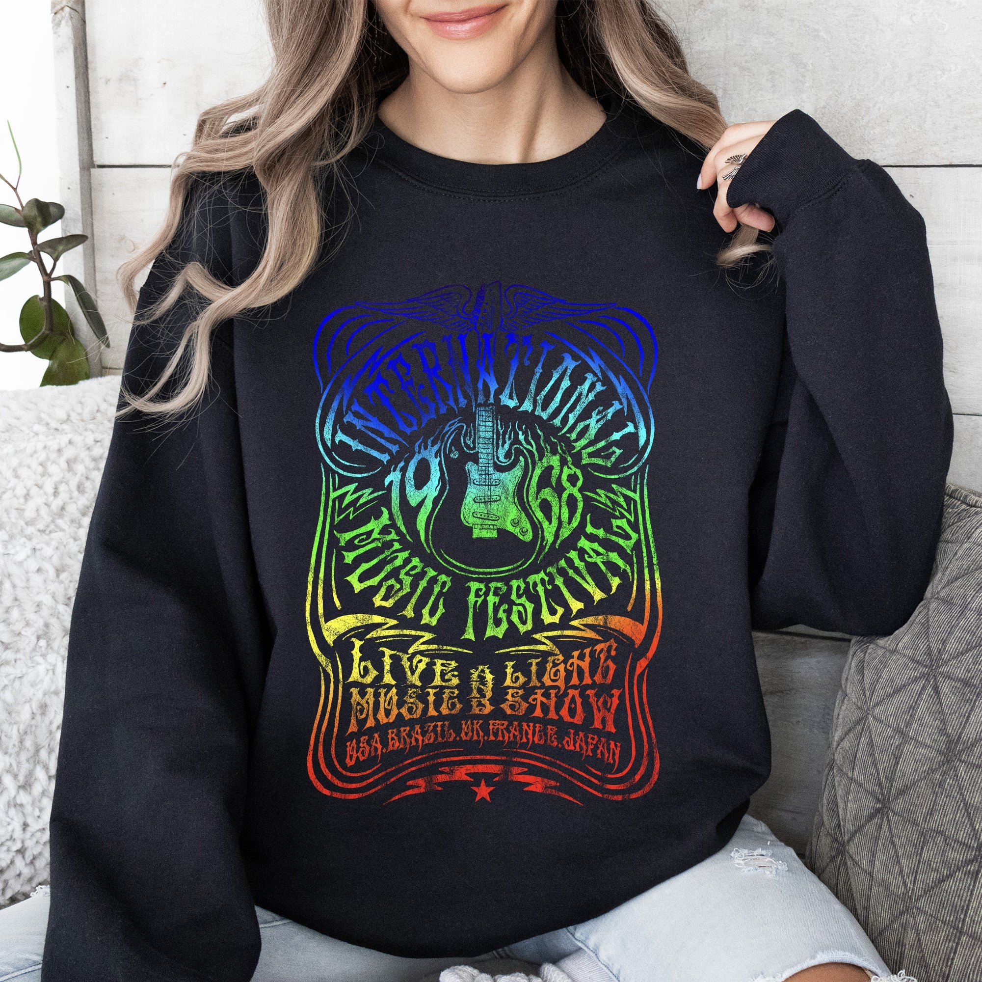 International Music Festival, Concert Poster, Limited Edition Graphic Sweatshirt