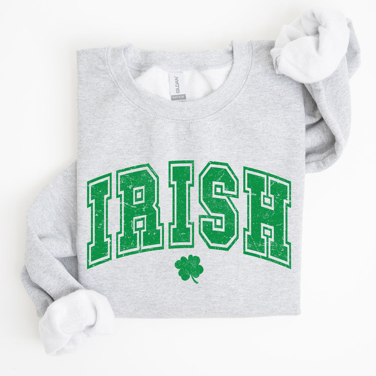 Irish Retro Collegiate St Patrick's Day Vintage College Spirit Heritage Edition Sweatshirt
