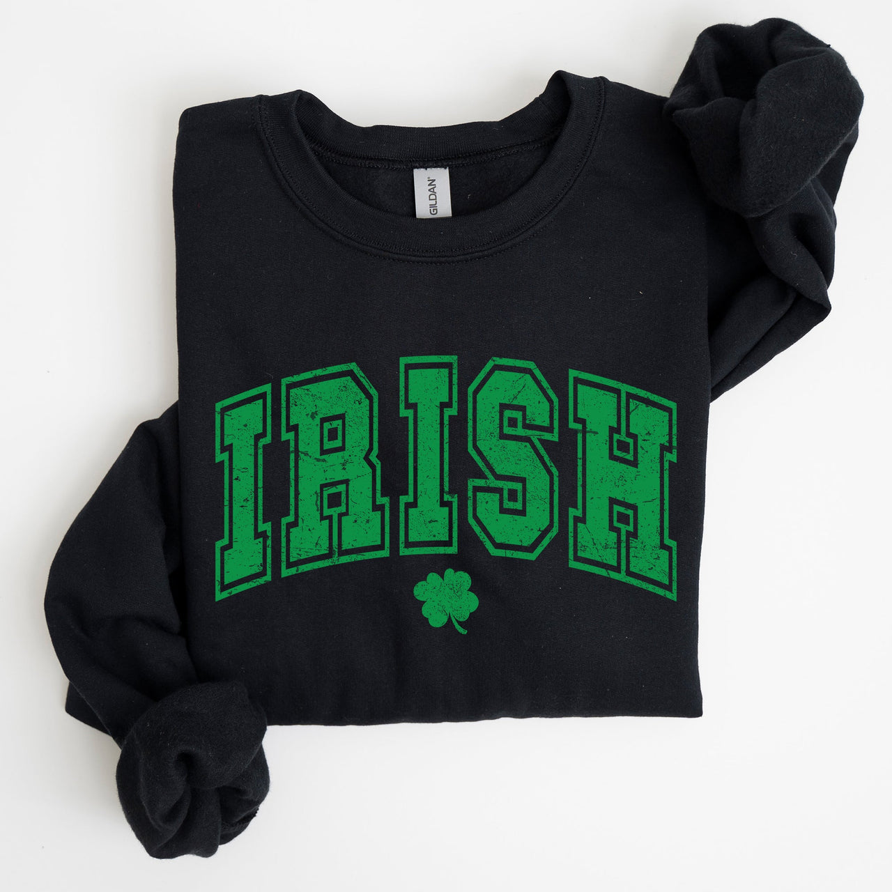 Irish Retro Collegiate St Patrick's Day Vintage College Spirit Heritage Edition Sweatshirt