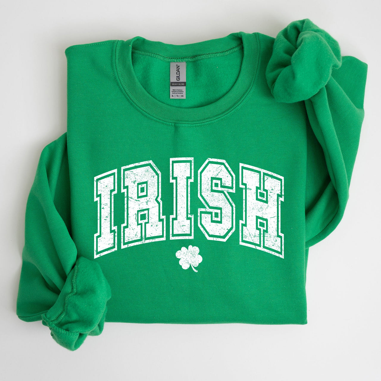 Irish Retro Collegiate St Patrick's Day Vintage College Spirit Heritage Edition Sweatshirt