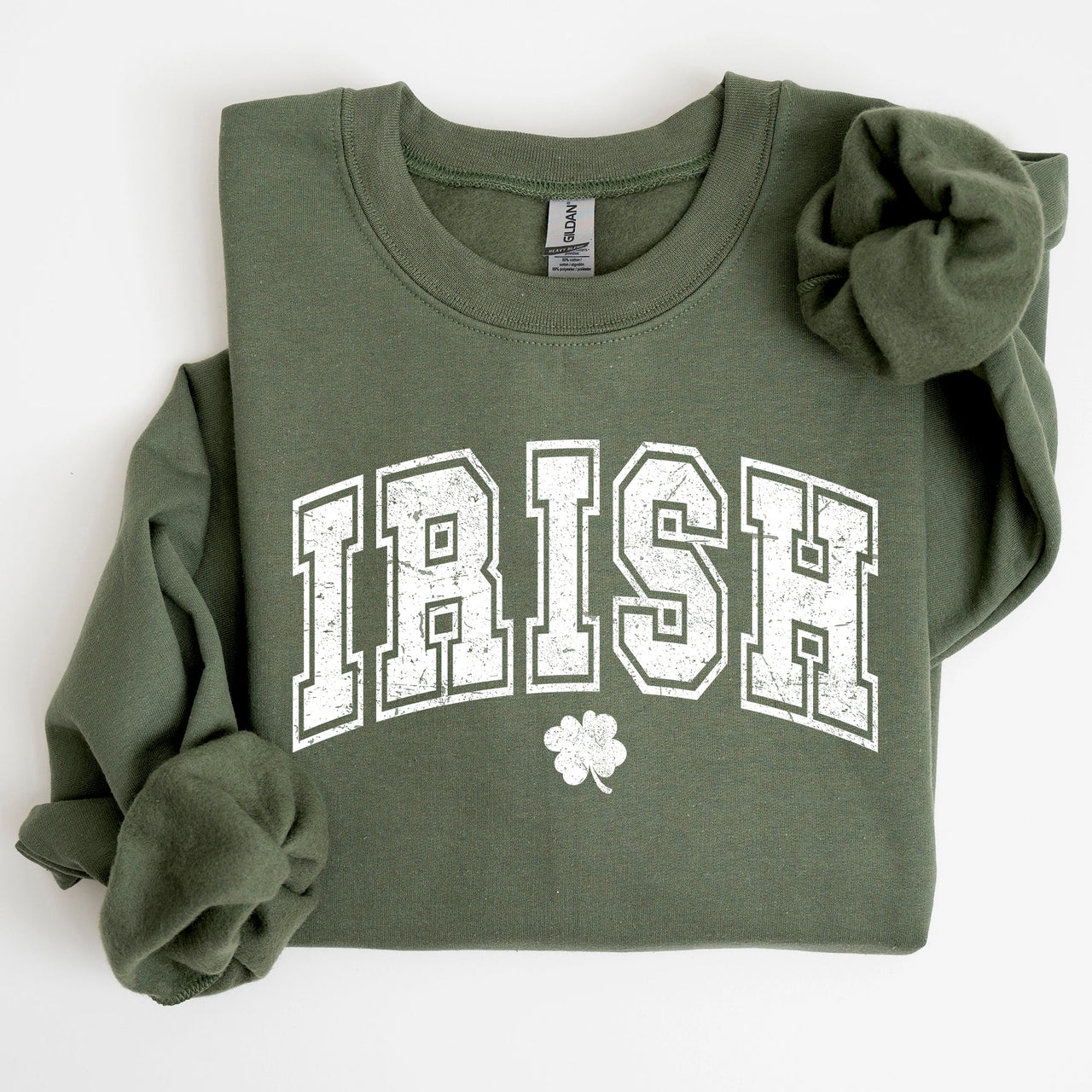 Irish Retro Collegiate St Patrick's Day Vintage College Spirit Heritage Edition Sweatshirt