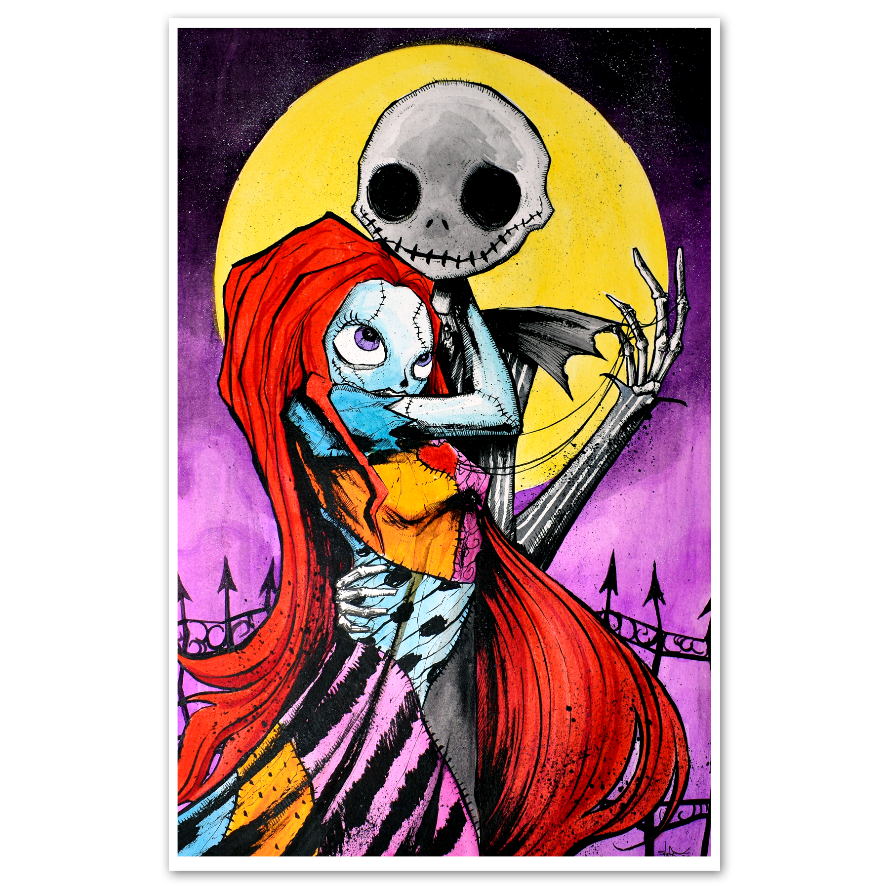 Jack and Sally Print