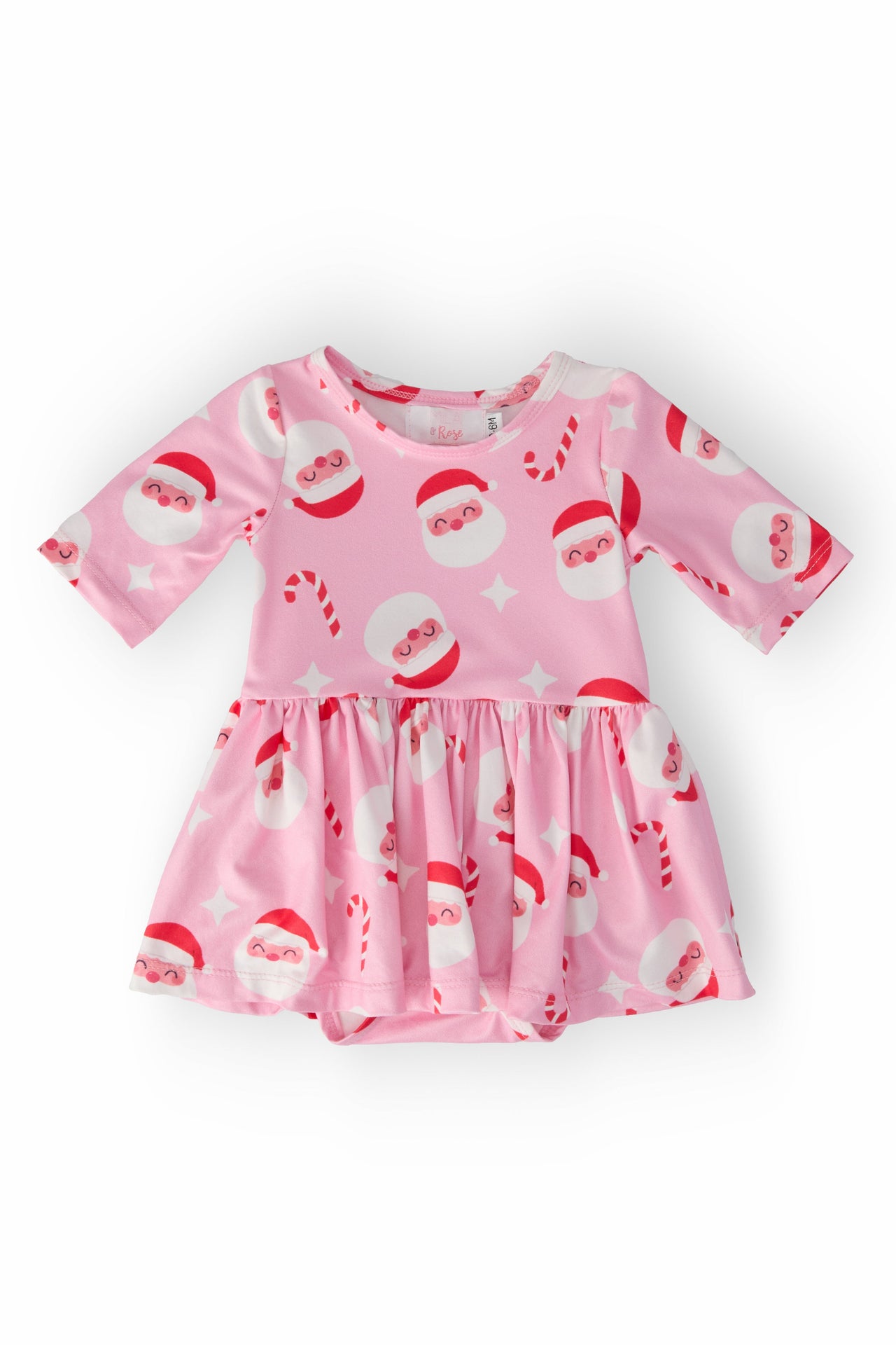 Jingle Bells 3/4 Sleeve Twirl Bodysuit