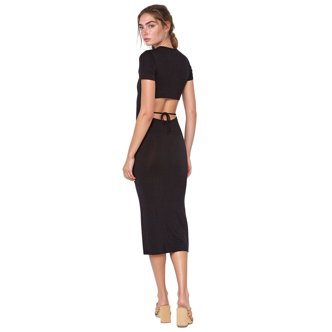 Women's Slit Back Long Dress