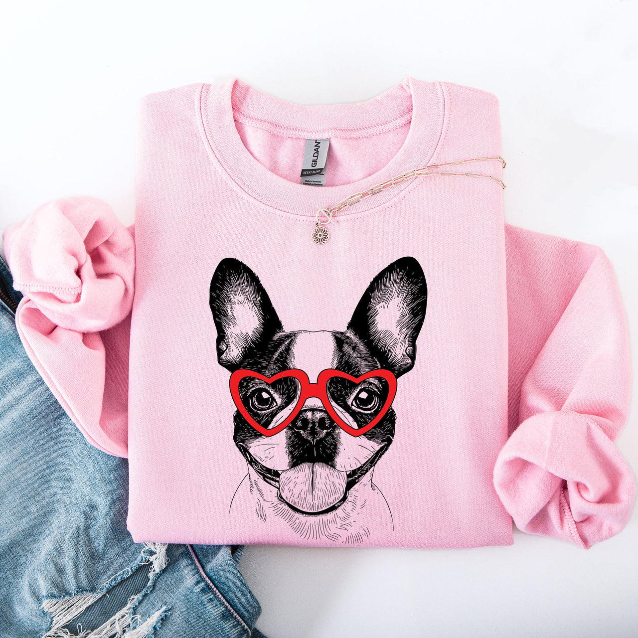 Boston Terrier Valentine Love Letter To My Favorite Furry Friend Pet Parent Tribute For Dog Lovers Sweatshirt