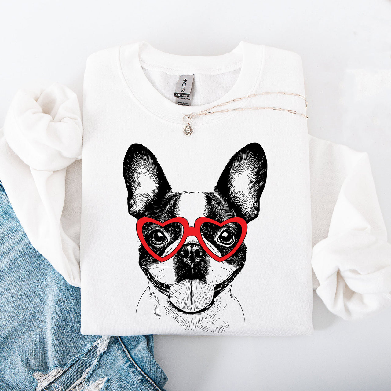 Boston Terrier Valentine Love Letter To My Favorite Furry Friend Pet Parent Tribute For Dog Lovers Sweatshirt