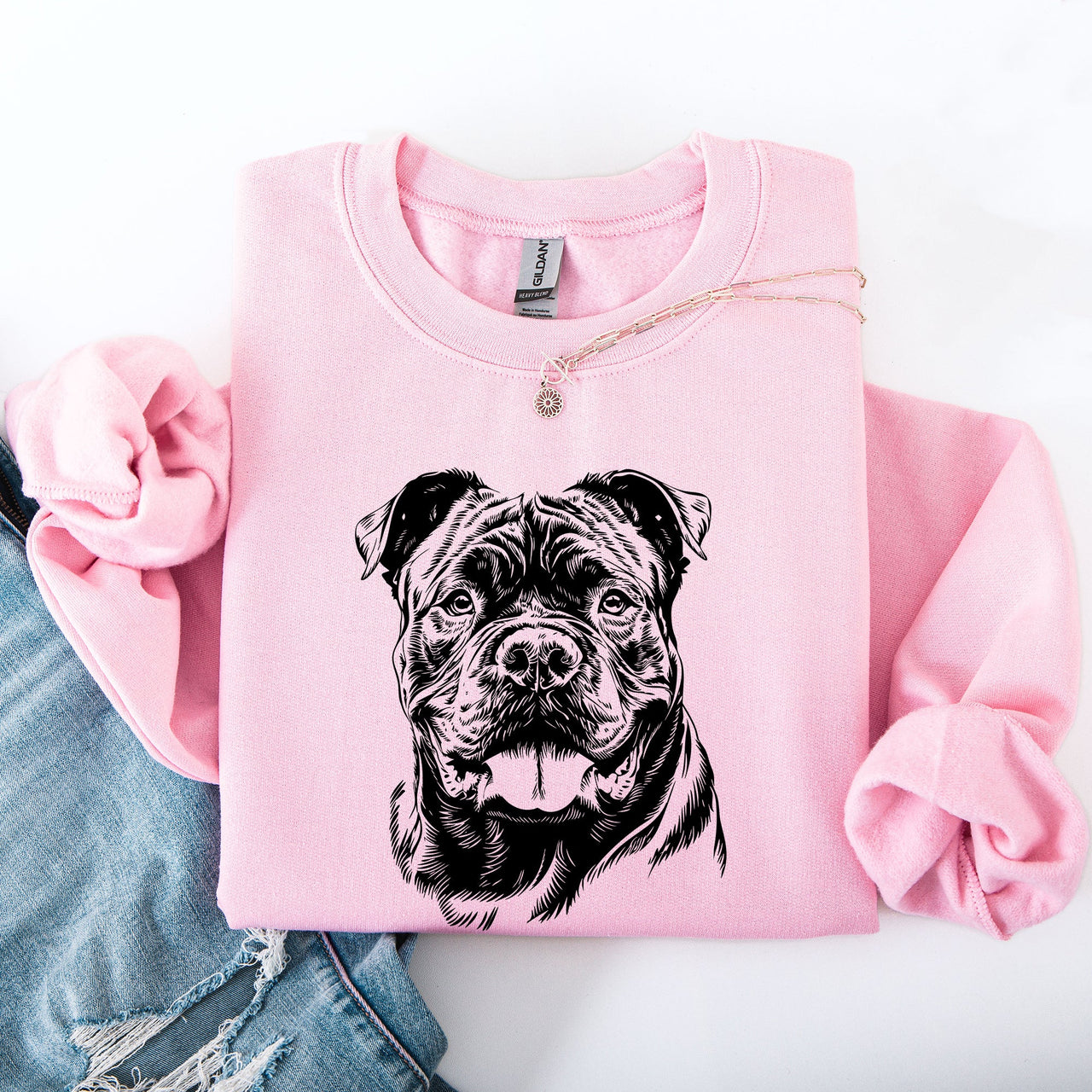 Premium Classic Cane Corso Dog Breed Lover Timeless Portrait Graphic For Dog Lovers Sweatshirt