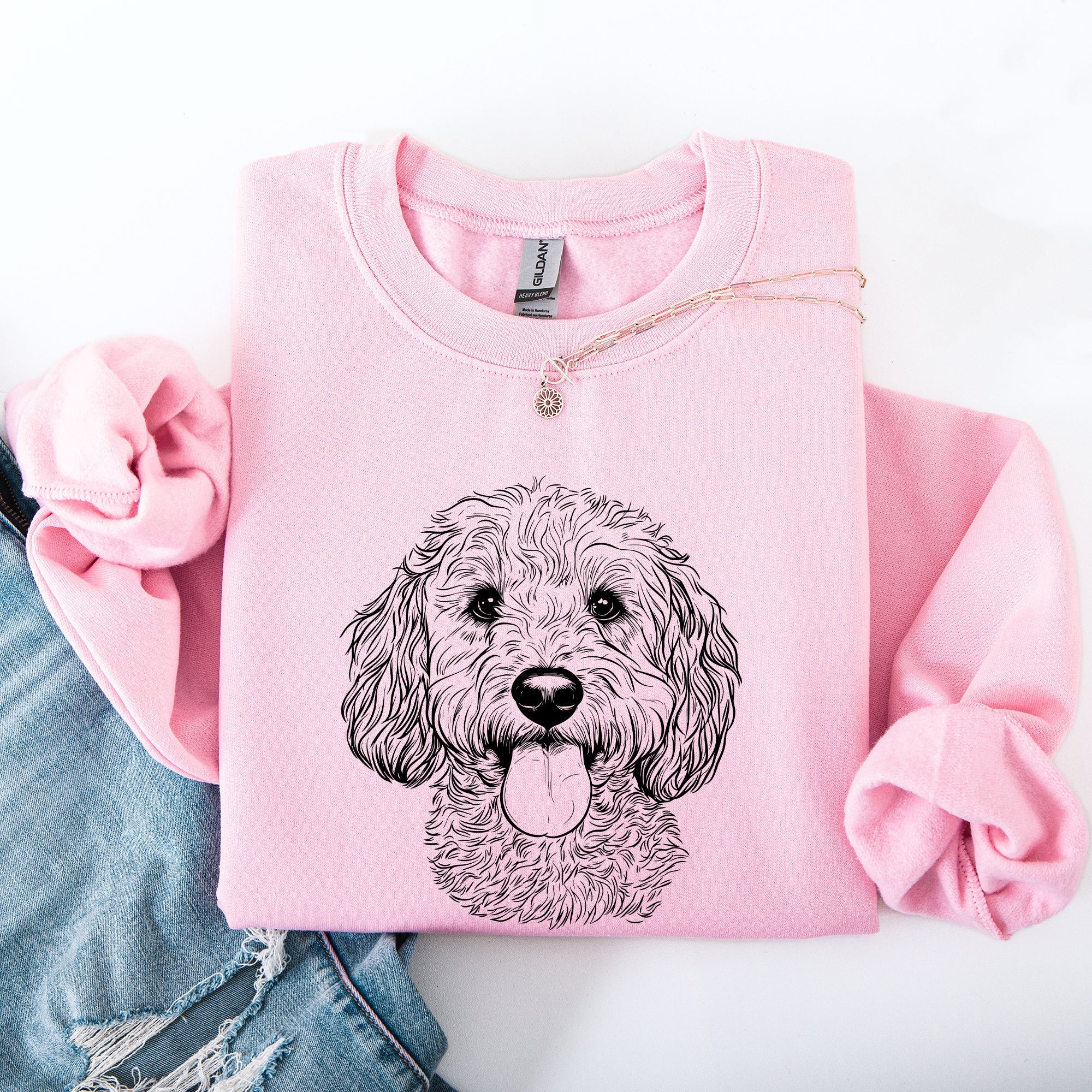 Cockapoo Lover Dog Breed Pride And Friendship With A Cockapoo Pet Family Sweatshirt