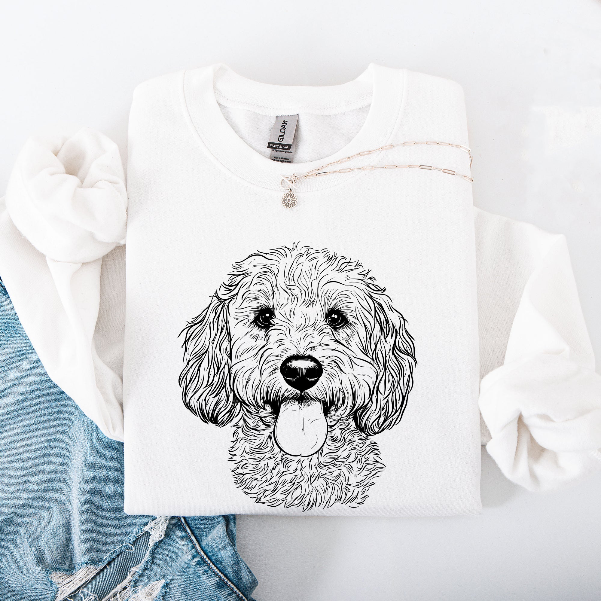 Cockapoo Lover Dog Breed Pride And Friendship With A Cockapoo Pet Family Sweatshirt