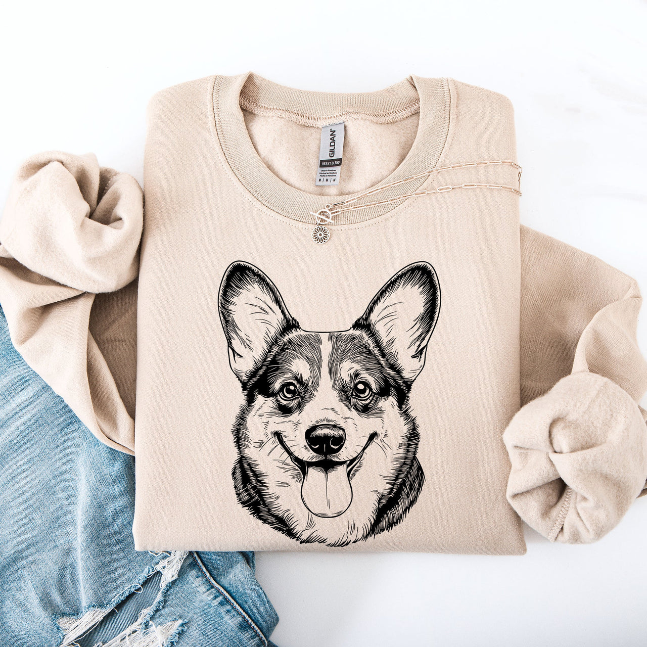 Corgi Dog Breed Enthusiast And Pet Lover Celebrating The Loyal Corgi Companion Graphic Sweatshirt