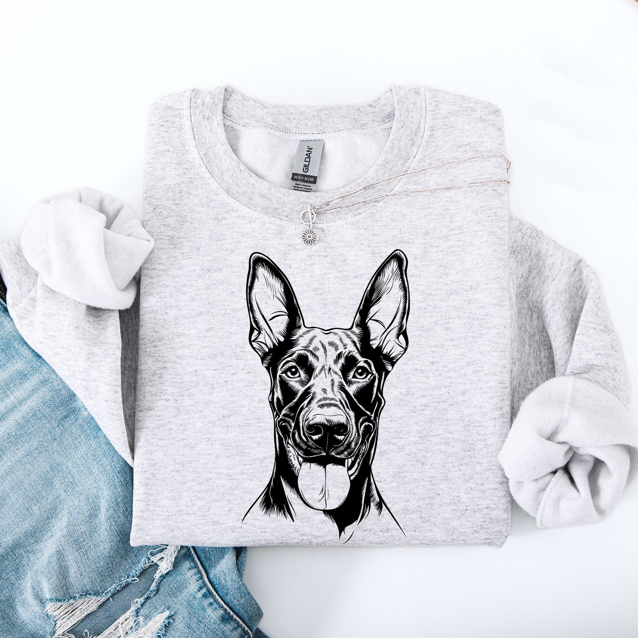 Doberman Dog Breed Enthusiast Celebration Of Loyal Companions And Majestic Pups Sweatshirt