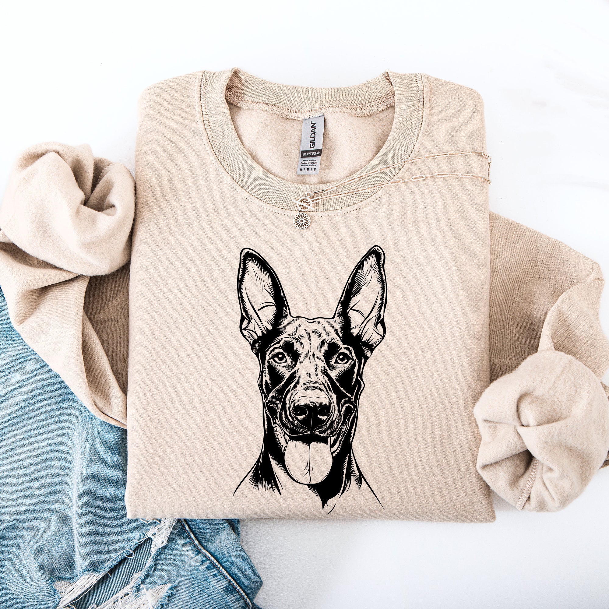 Doberman Dog Breed Enthusiast Celebration Of Loyal Companions And Majestic Pups Sweatshirt