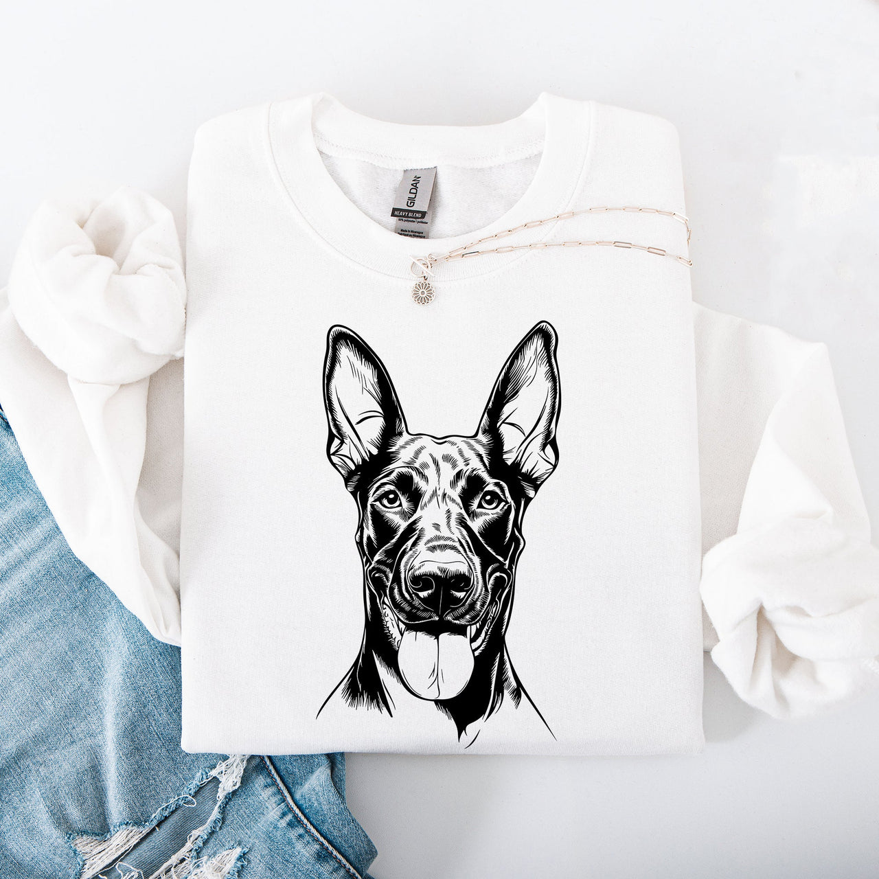 Doberman Dog Breed Enthusiast Celebration Of Loyal Companions And Majestic Pups Sweatshirt