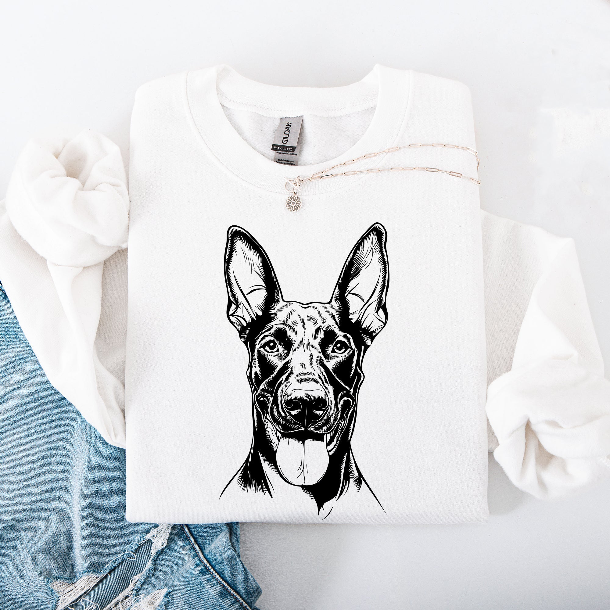 Doberman Dog Breed Enthusiast Celebration Of Loyal Companions And Majestic Pups Sweatshirt