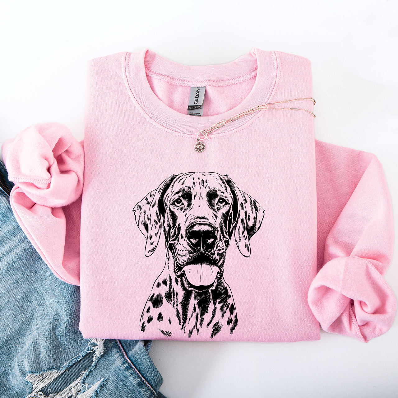 Great Dane Breed Illustration For Dog Lovers That Celebrates A Beloved Breed Sweatshirt