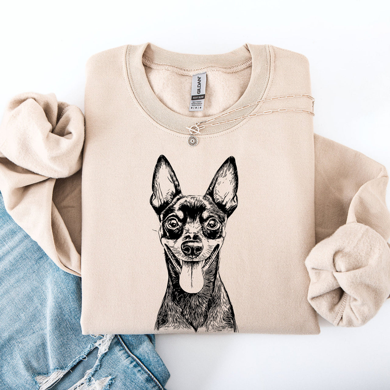 Miniature Pinscher Min Pin Lovers Breed Pride Dog Breed Enthusiast Apparel For Pet Parents And Fans Sweatshirt