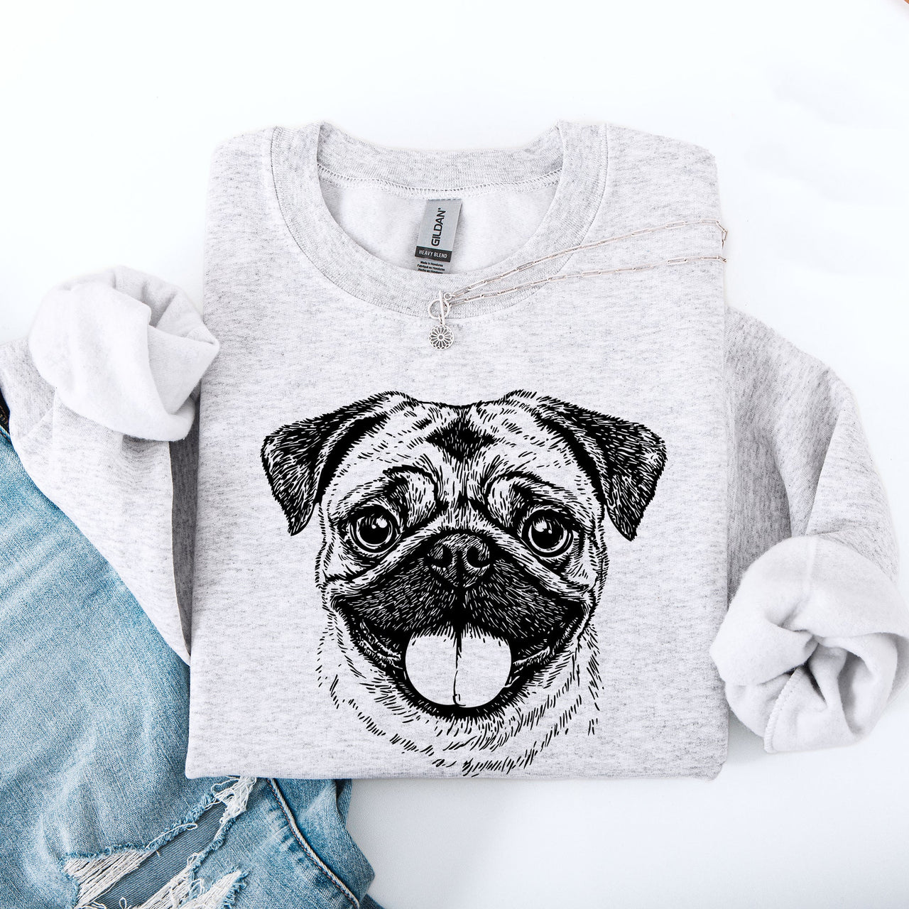 Pug Pet Dog Breed Forever Loyal Companion Enthusiast On The Go Cozy Pug Lover Sweatshirt