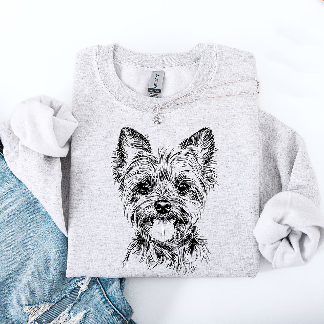 Yorkie Yorkshire Terrier Loyal Companion Pet Lover For Dog Enthusiasts Sweatshirt