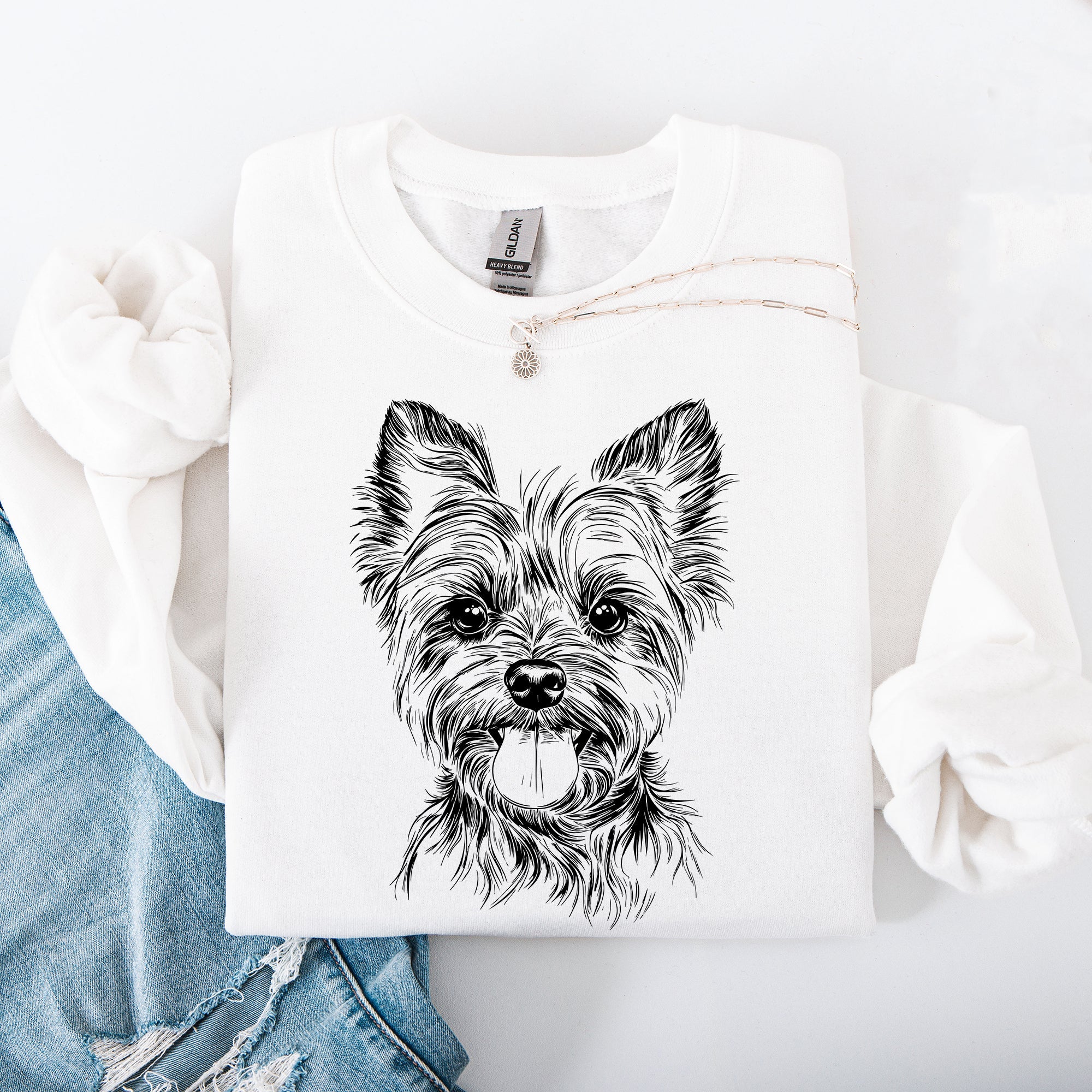 Yorkie Yorkshire Terrier Loyal Companion Pet Lover For Dog Enthusiasts Sweatshirt