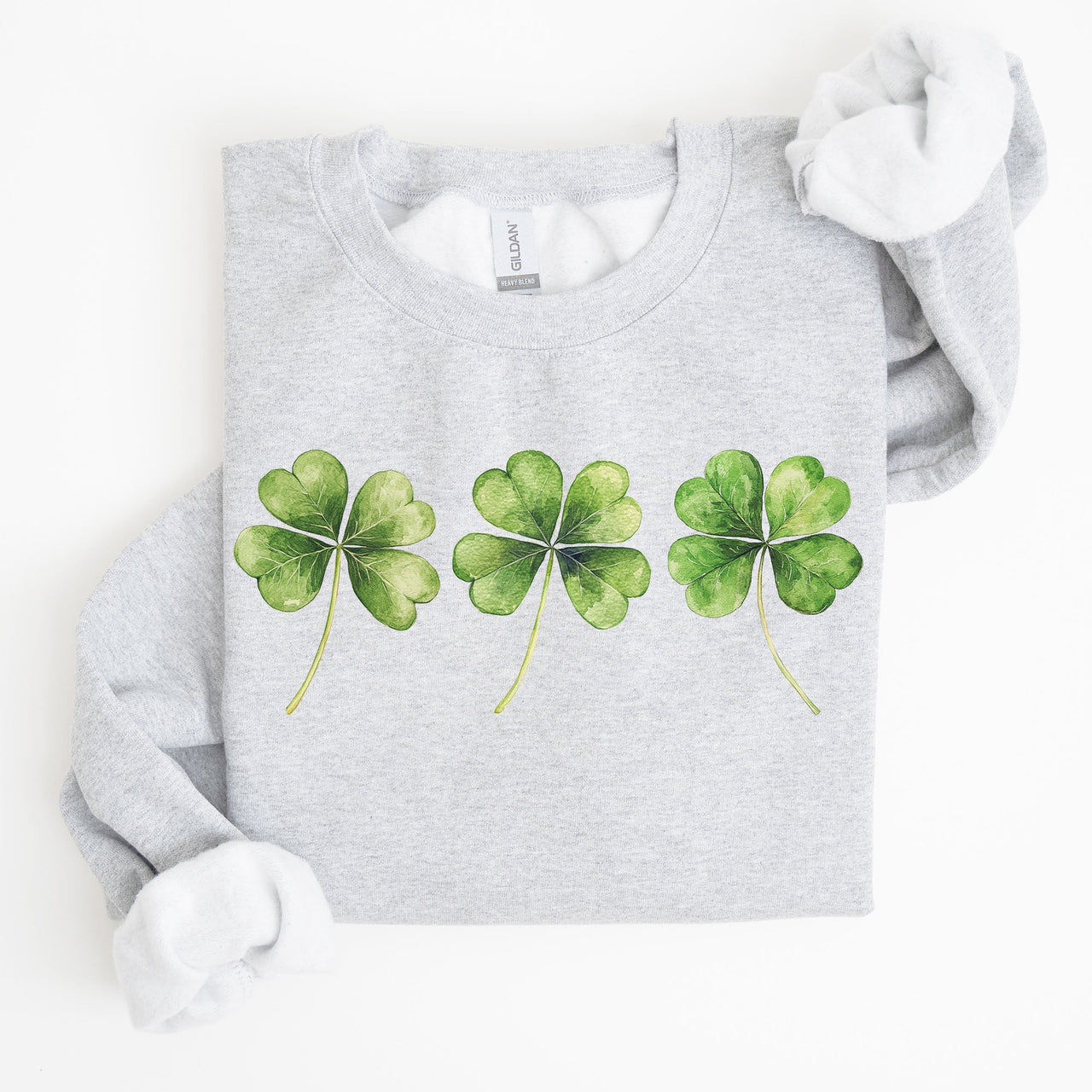 Shamrock Clover Retro St Paddy's Day Lucky Irish Charm Irish Heritage Sweatshirt