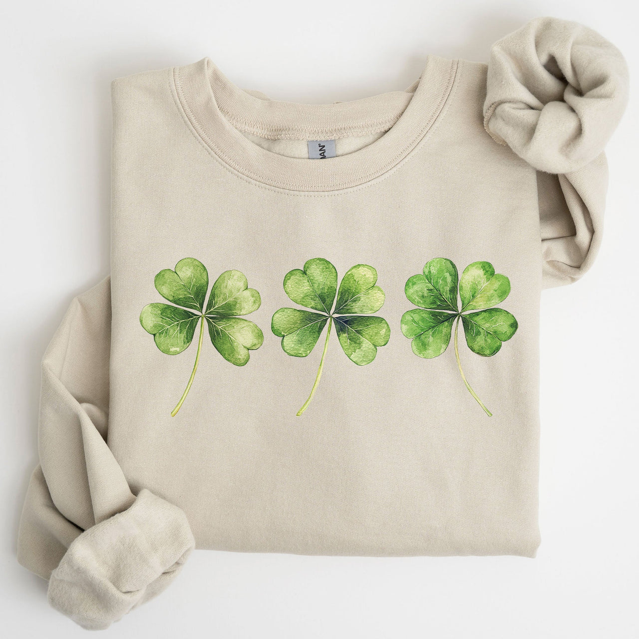 Shamrock Clover Retro St Paddy's Day Lucky Irish Charm Irish Heritage Sweatshirt
