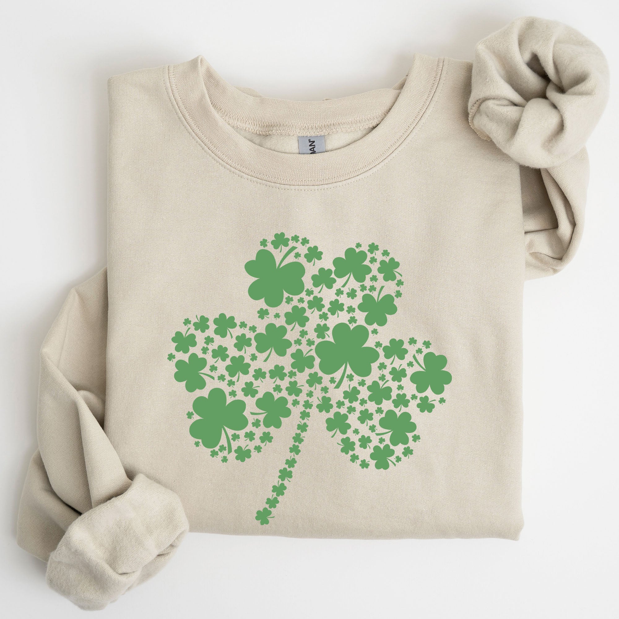 St. Paddy's Day Shamrock Clover Retro Festive Lucky Irish Lucky Charm Sweatshirt