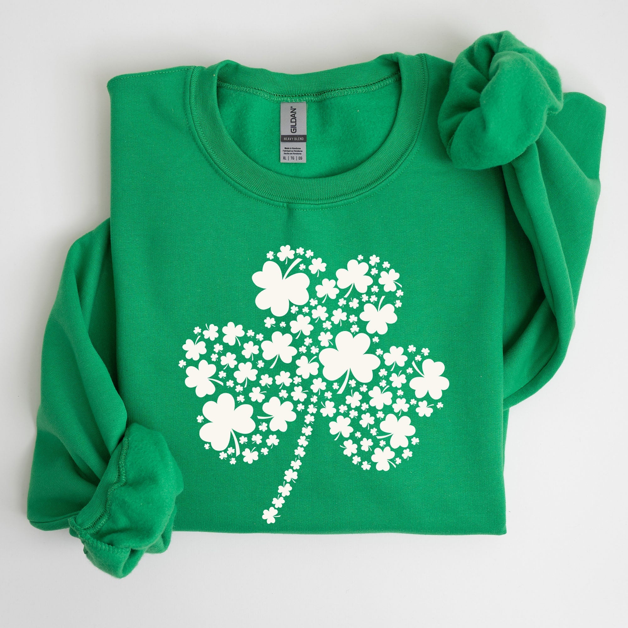 St. Paddy's Day Shamrock Clover Retro Festive Lucky Irish Lucky Charm Sweatshirt