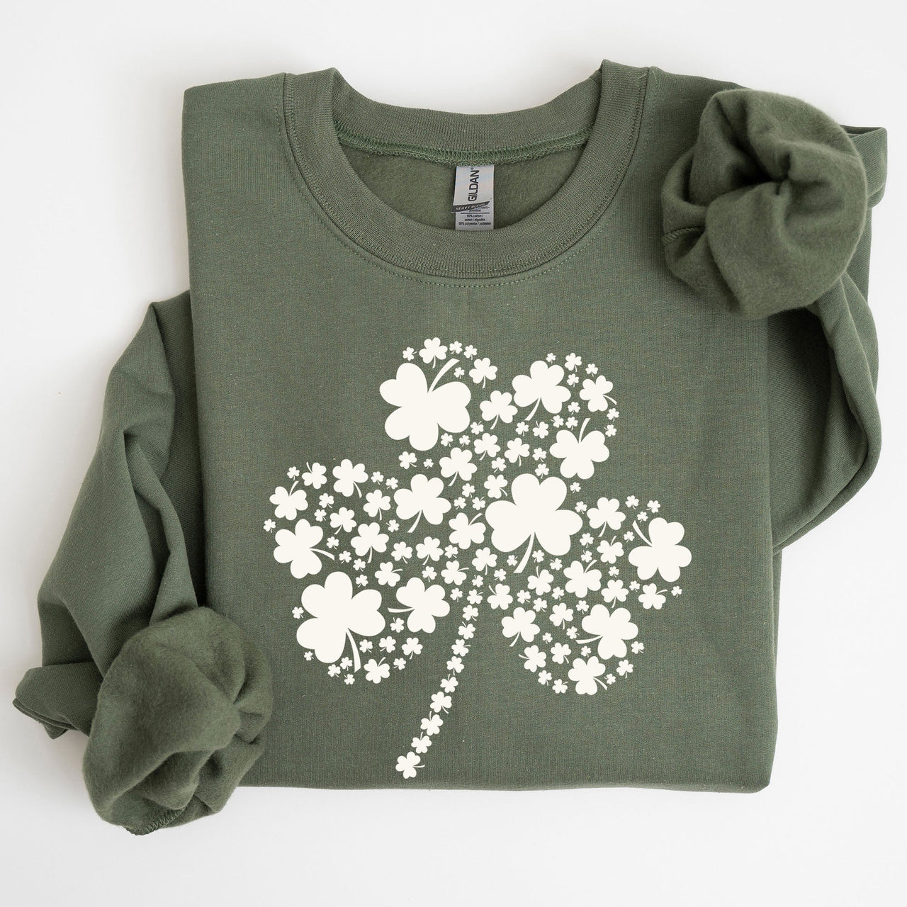 St. Paddy's Day Shamrock Clover Retro Festive Lucky Irish Lucky Charm Sweatshirt