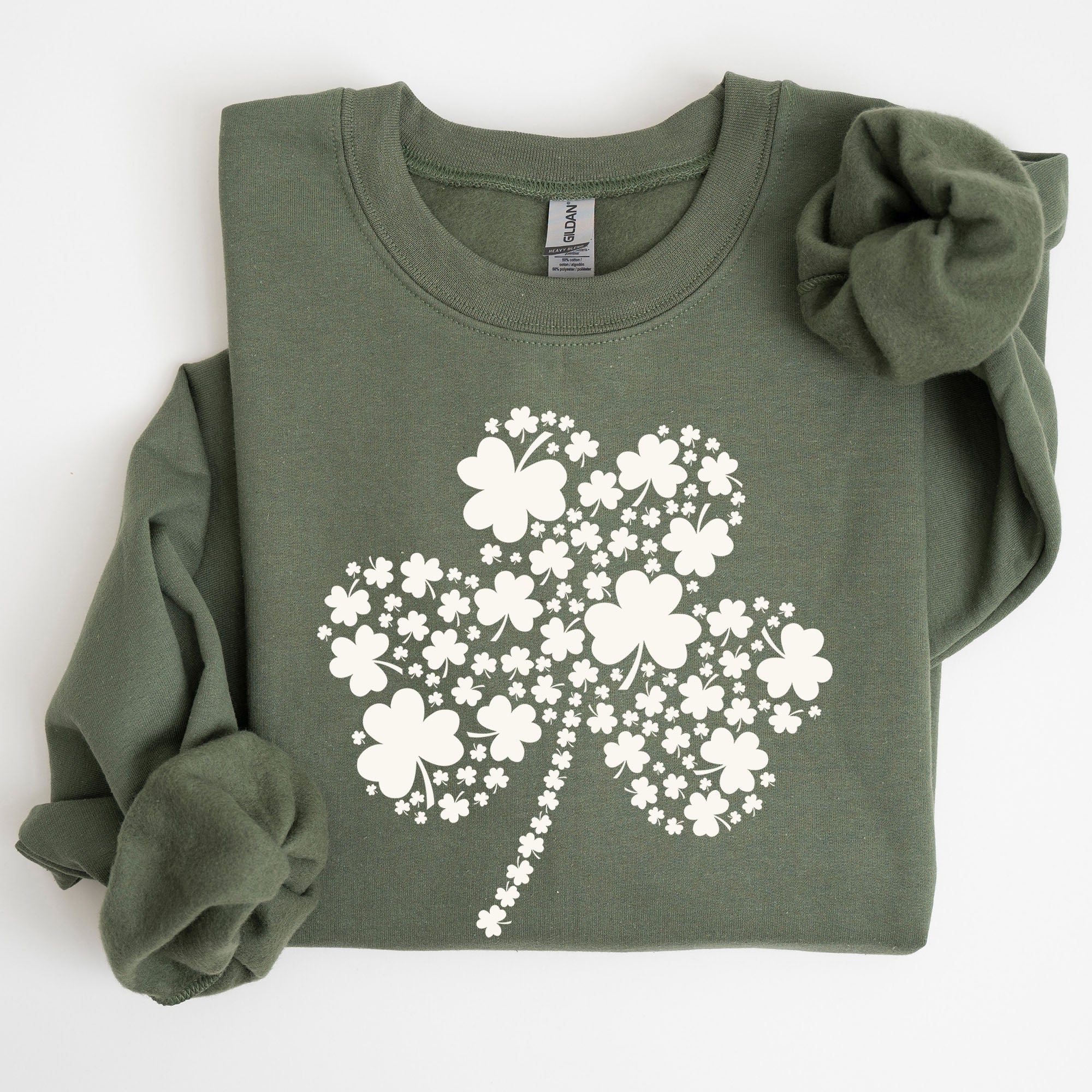 St. Paddy's Day Shamrock Clover Retro Festive Lucky Irish Lucky Charm Sweatshirt