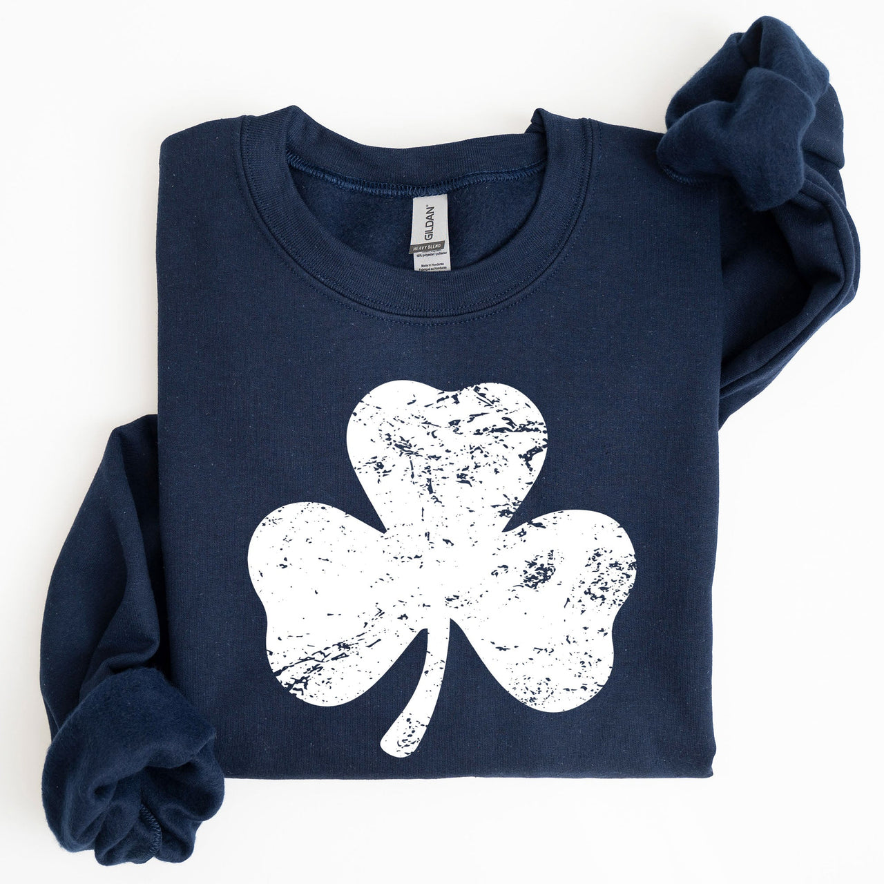Shamrock Clover Lucky Retro Irish Lucky Charm St Patrick's Day Festive Sweatshirt