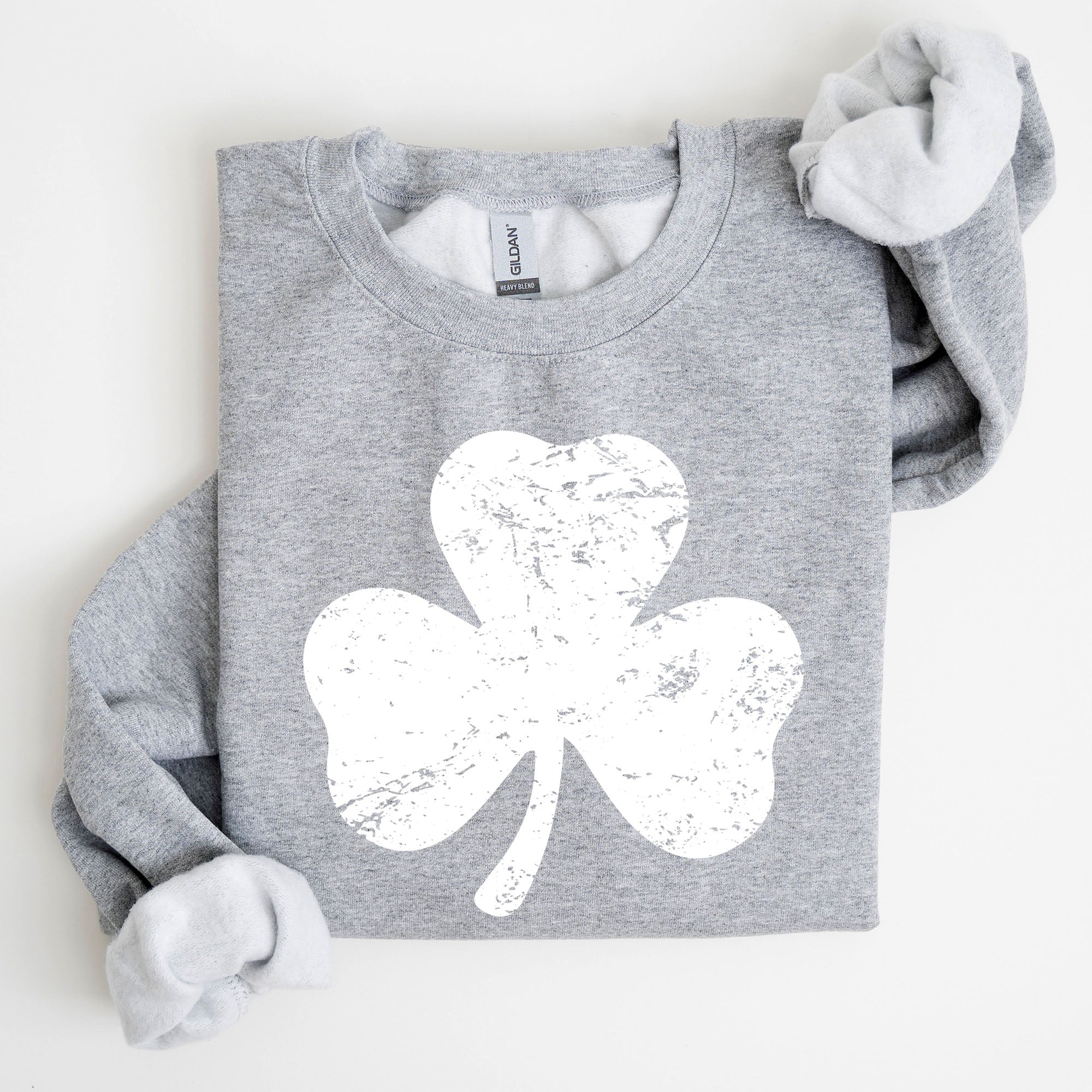 Shamrock Clover Lucky Retro Irish Lucky Charm St Patrick's Day Festive Sweatshirt