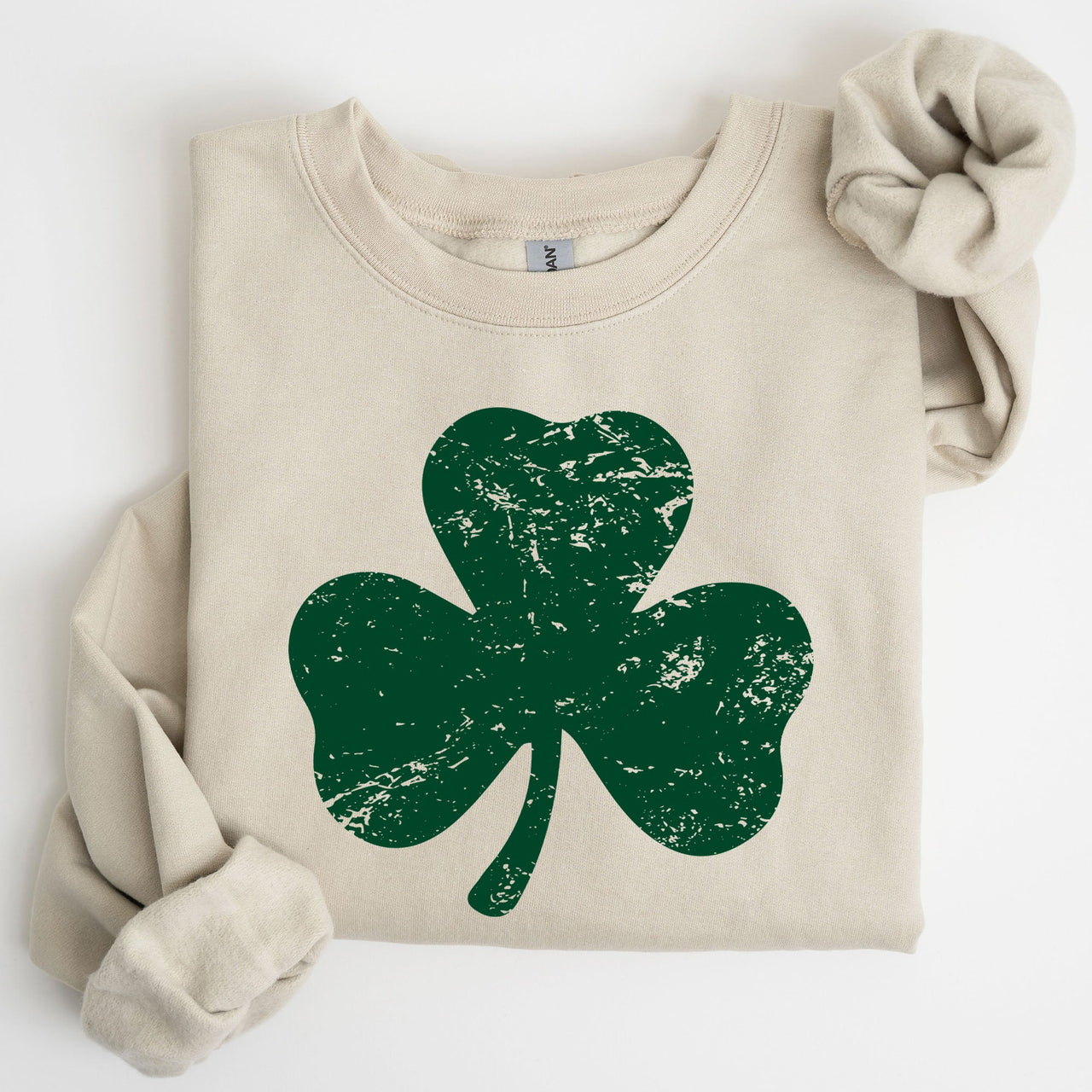 Shamrock Clover Lucky Retro Irish Lucky Charm St Patrick's Day Festive Sweatshirt