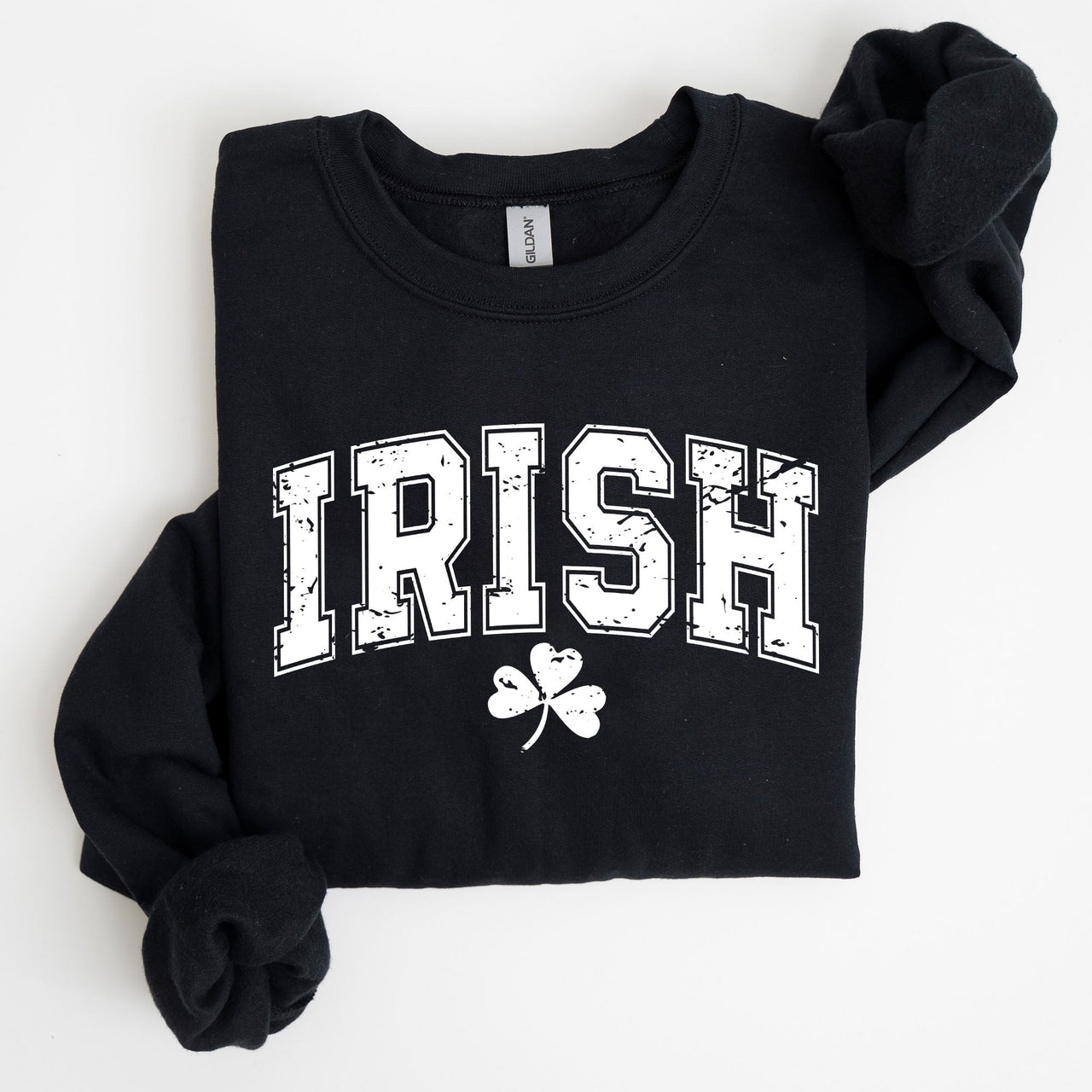 Irish Lucky St Patrick's Day Clover Shamrock Lucky Charm Festive Celebration Sweatshirt