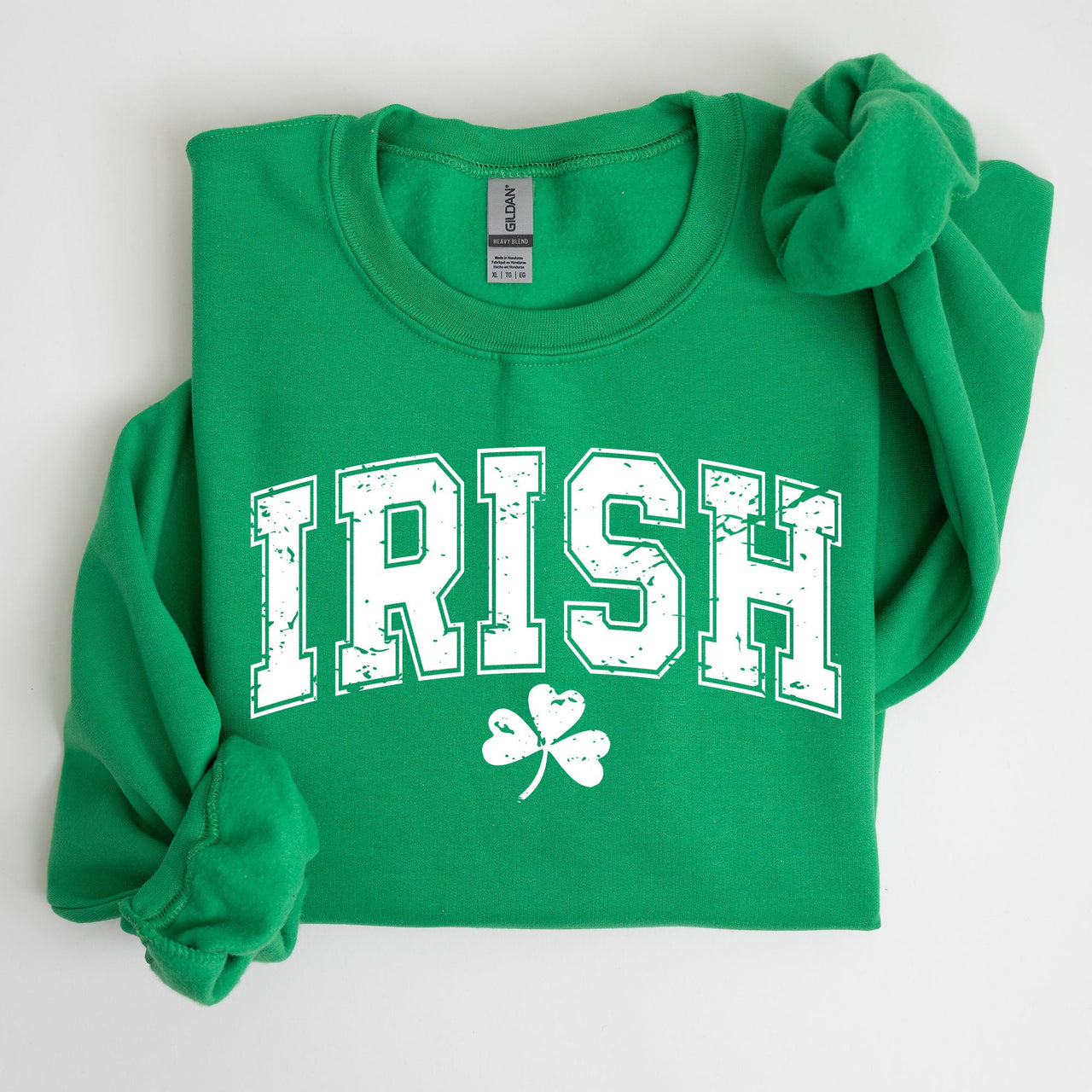 Irish Lucky St Patrick's Day Clover Shamrock Lucky Charm Festive Celebration Sweatshirt