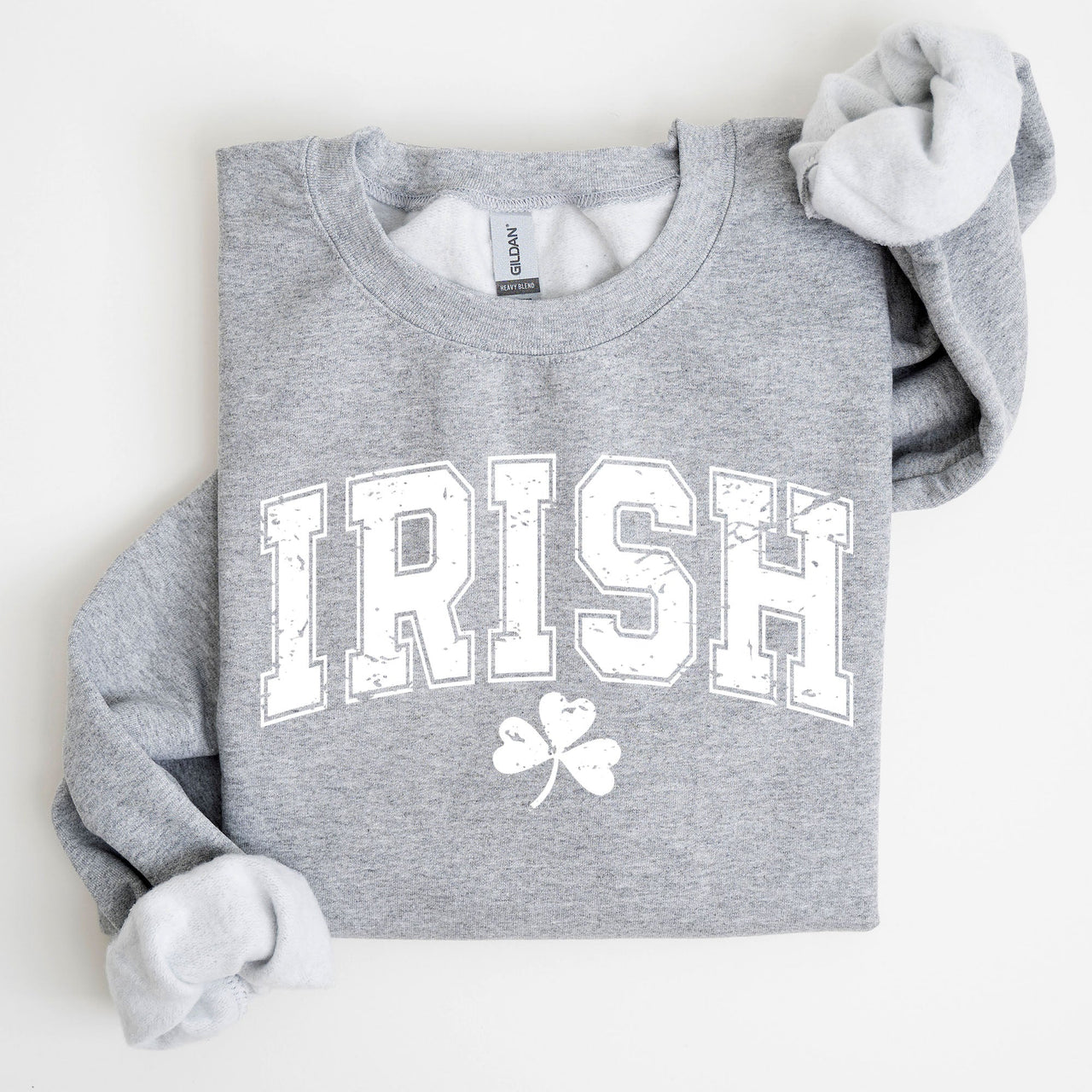 Irish Lucky St Patrick's Day Clover Shamrock Lucky Charm Festive Celebration Sweatshirt