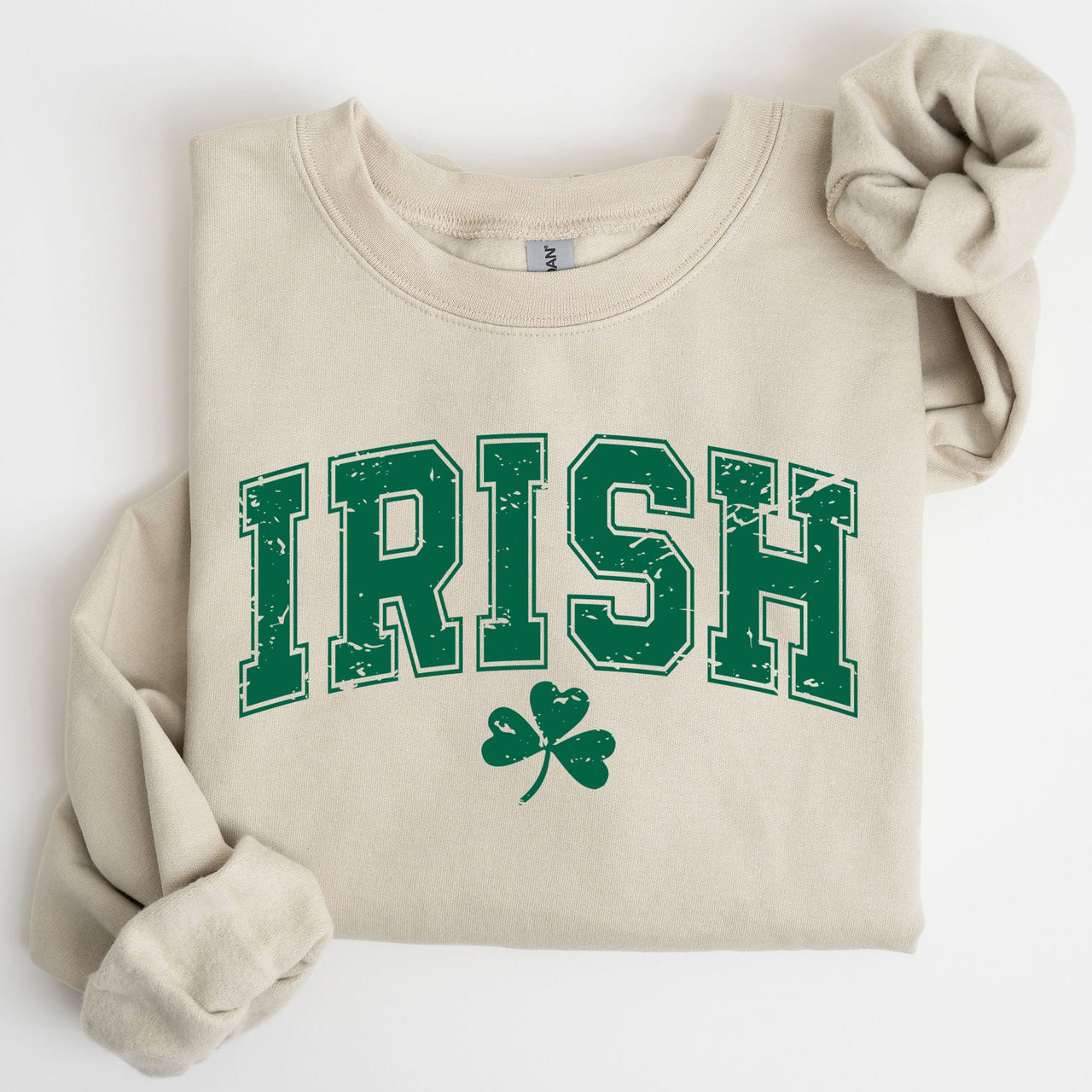 Irish Lucky St Patrick's Day Clover Shamrock Lucky Charm Festive Celebration Sweatshirt