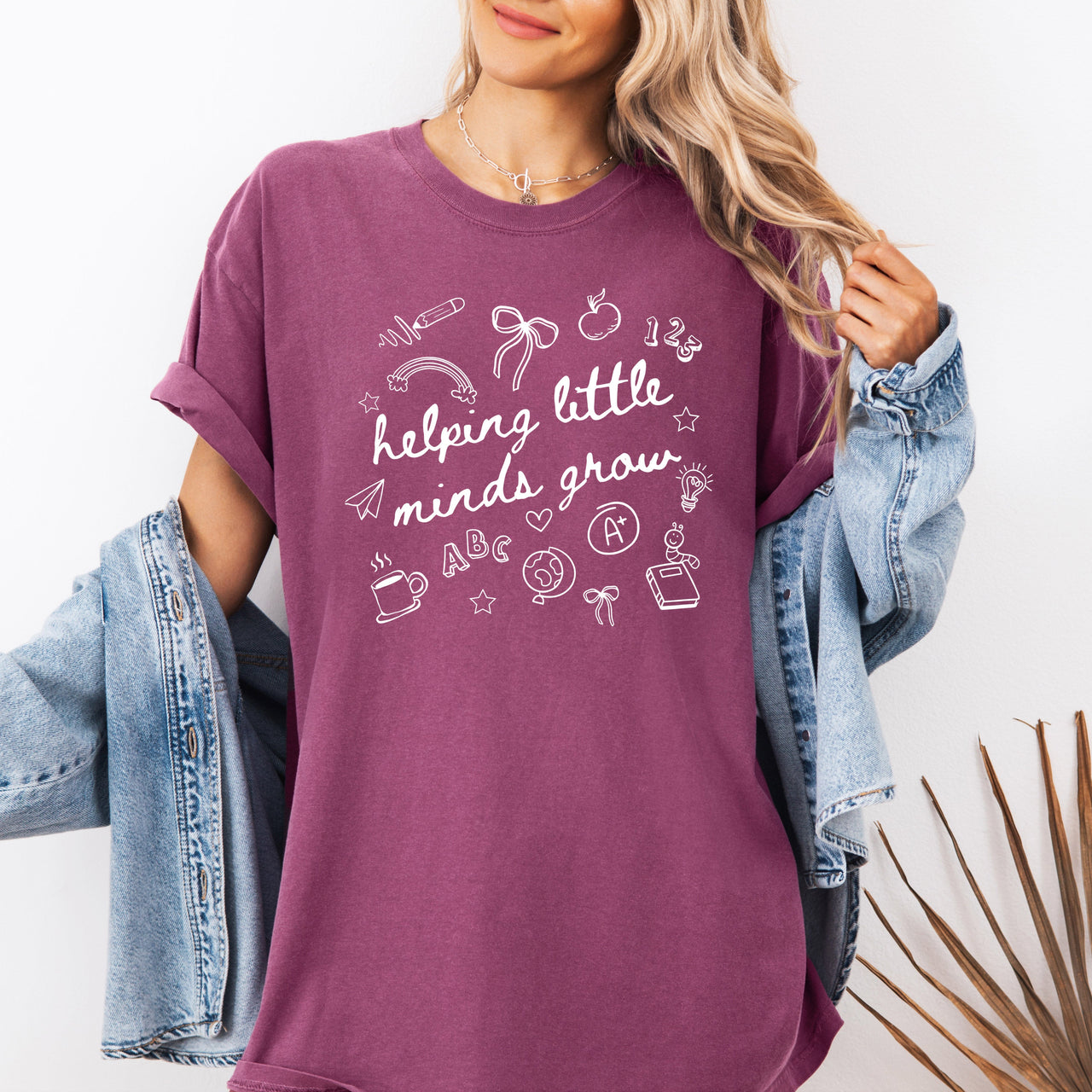 Helping Little Minds Grow Comfort Colors Tee