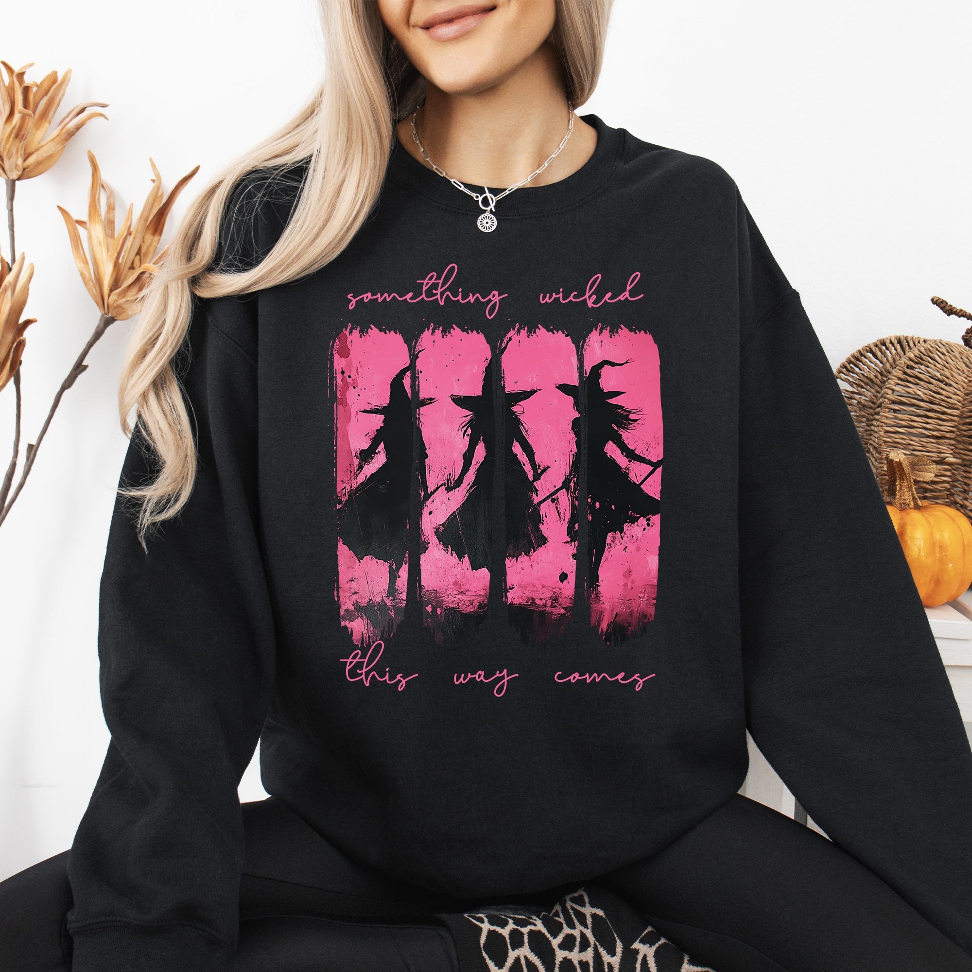 What If The Anxious Skeleton Ghost Western Vintage Pumpkin Cowgirl Spooky Graphic Sweatshirt