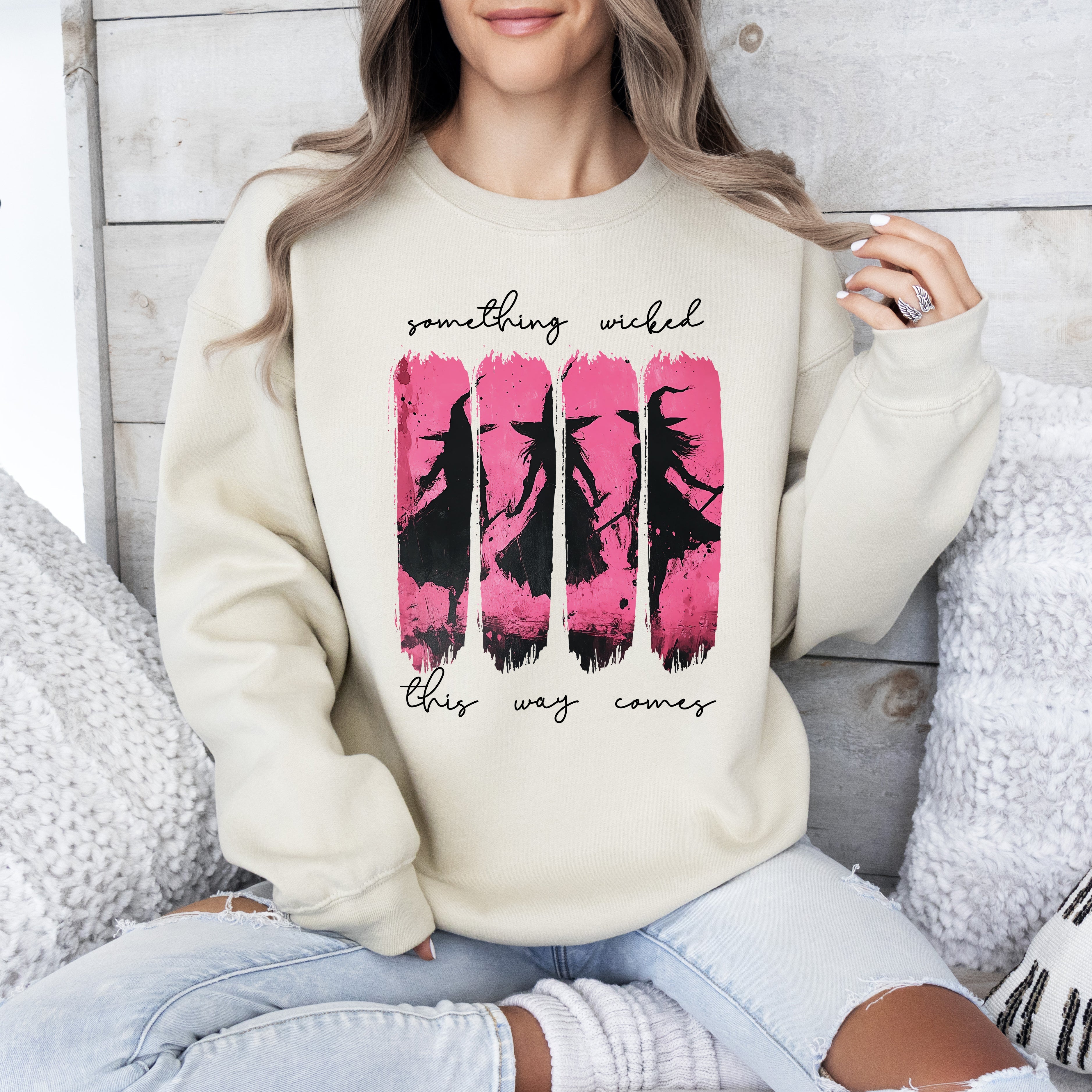 What If The Anxious Skeleton Ghost Western Vintage Pumpkin Cowgirl Spooky Graphic Sweatshirt