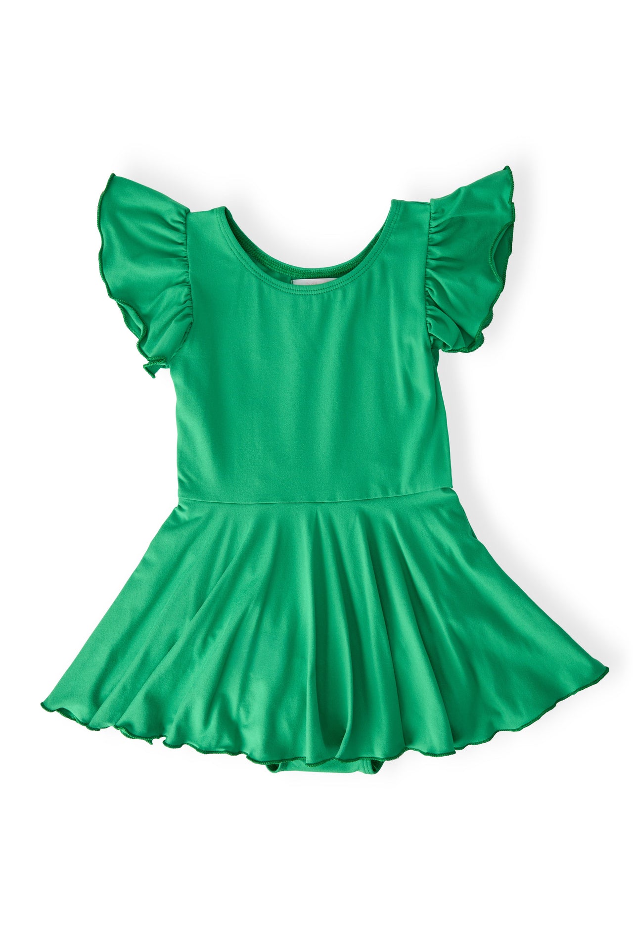 Kelly Green S/S Twirl Leotard