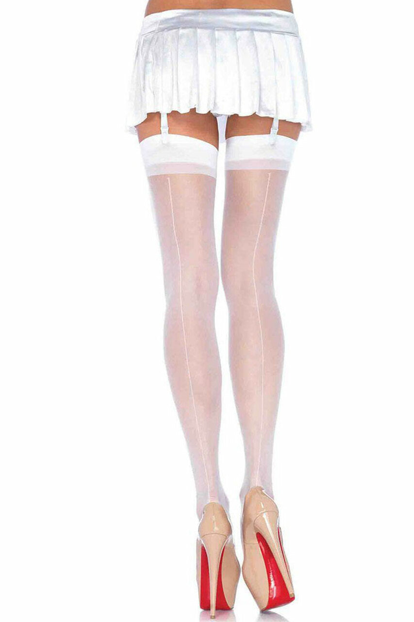 Back Seam Sheer Nylon Stockings