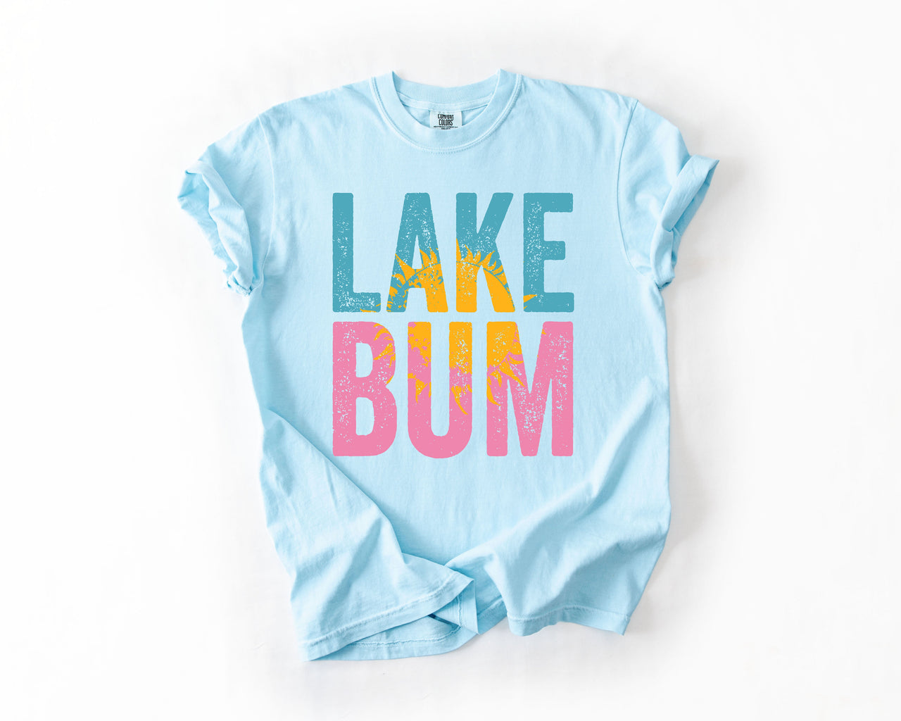 Lake Bum Boat Lake Life Camping Outdoor Nature Travel Adventure Seekers Comfort Colors Tee