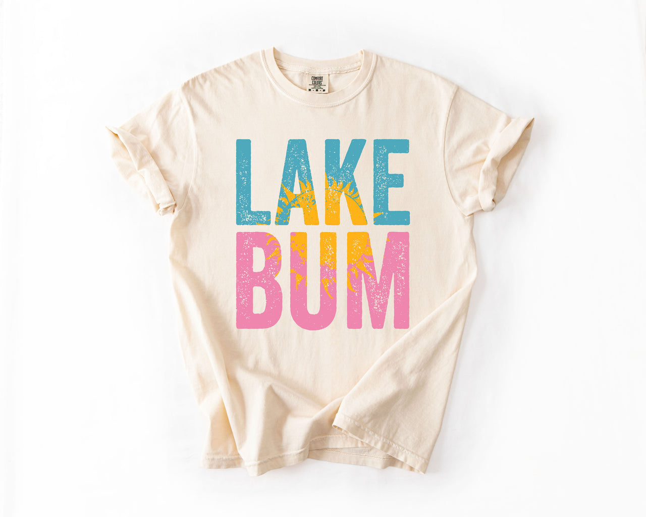 Lake Bum Boat Lake Life Camping Outdoor Nature Travel Adventure Seekers Comfort Colors Tee