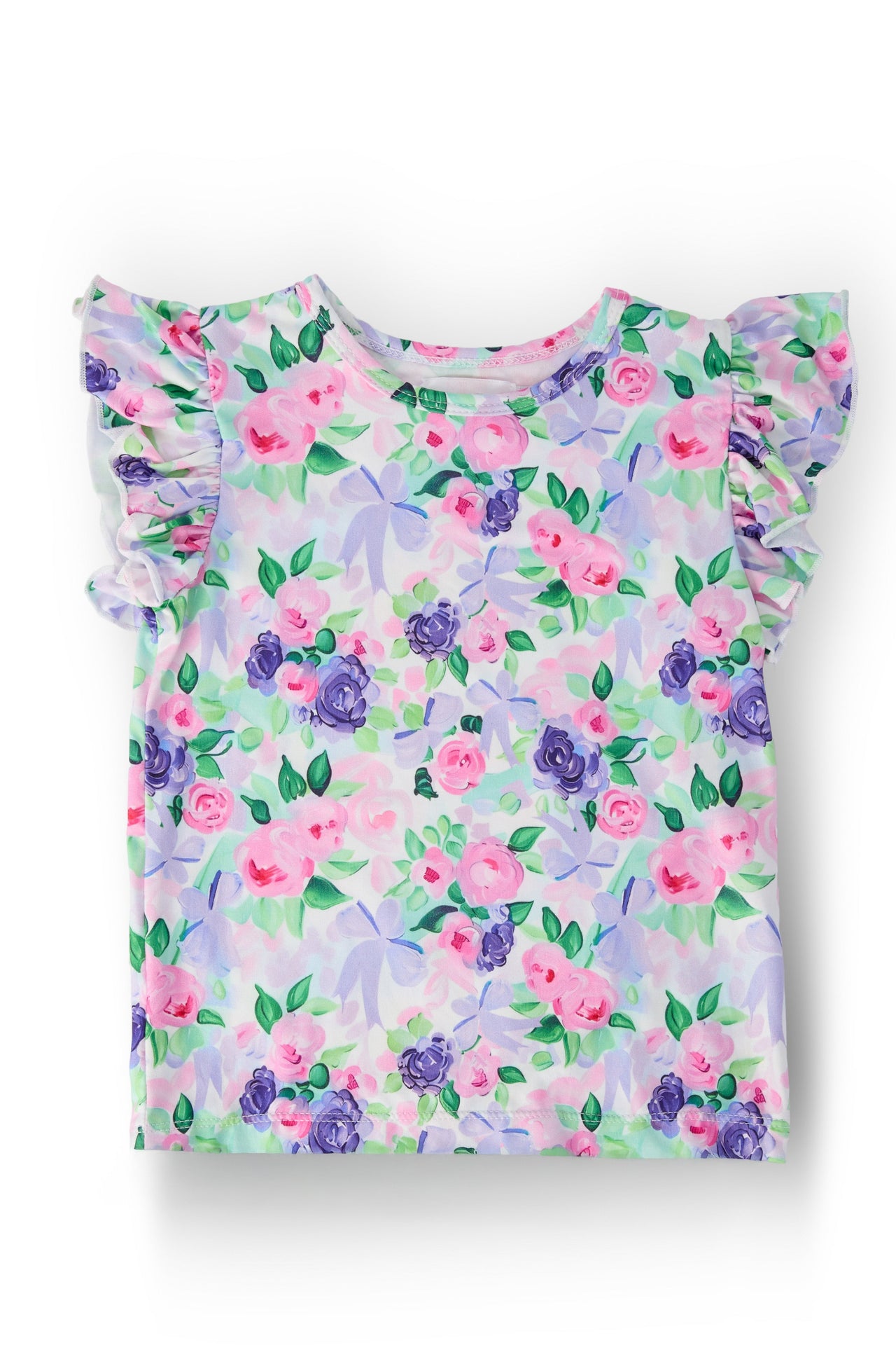 Lavender Love S/S Ruffle Tee
