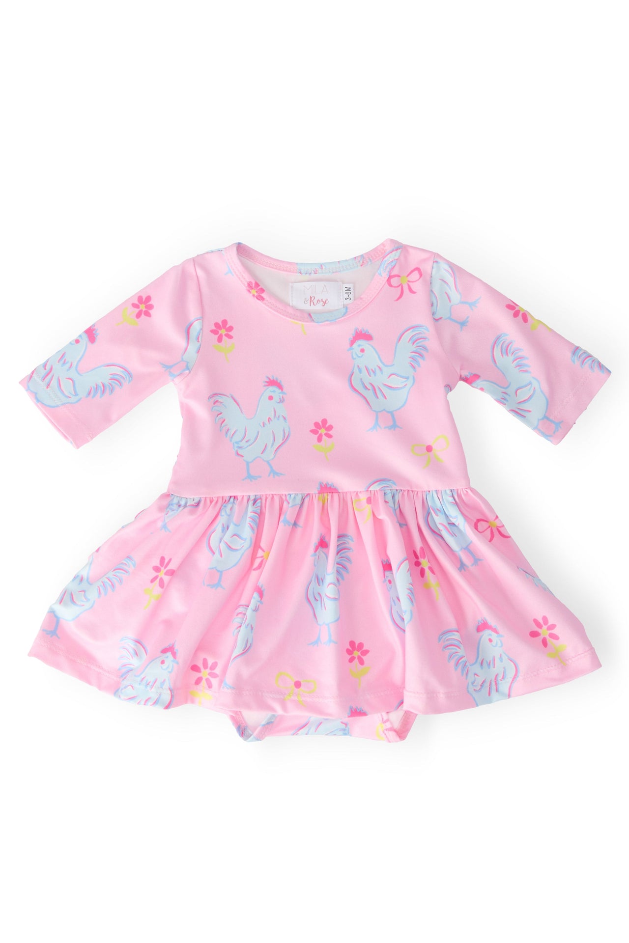 Little Miss Chickie 3/4 Twirl Bodysuit
